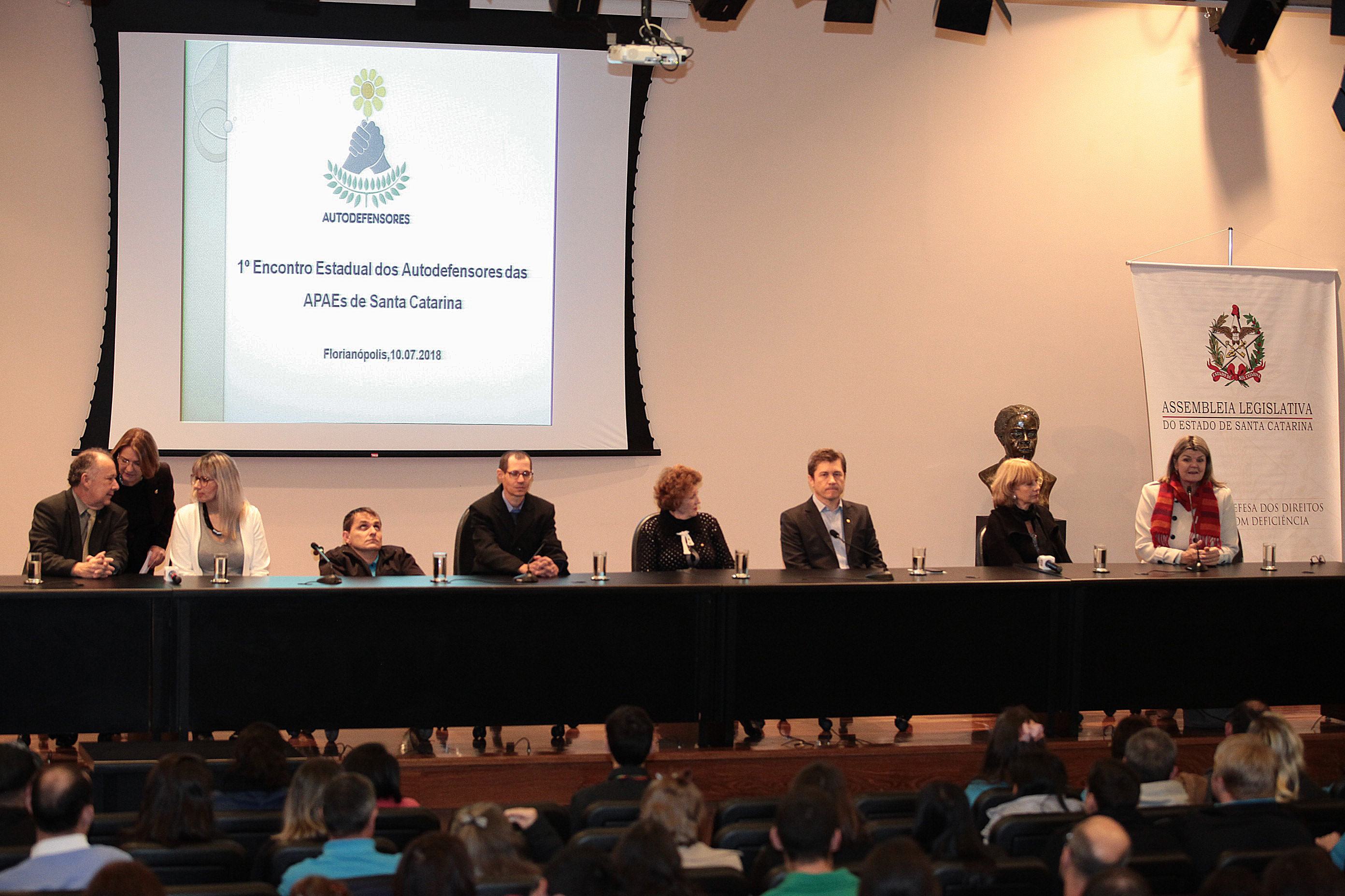 I Seminário Estadual dos Autodefensores das APAEs de Santa Catarina. Foto: Fábio Queiroz