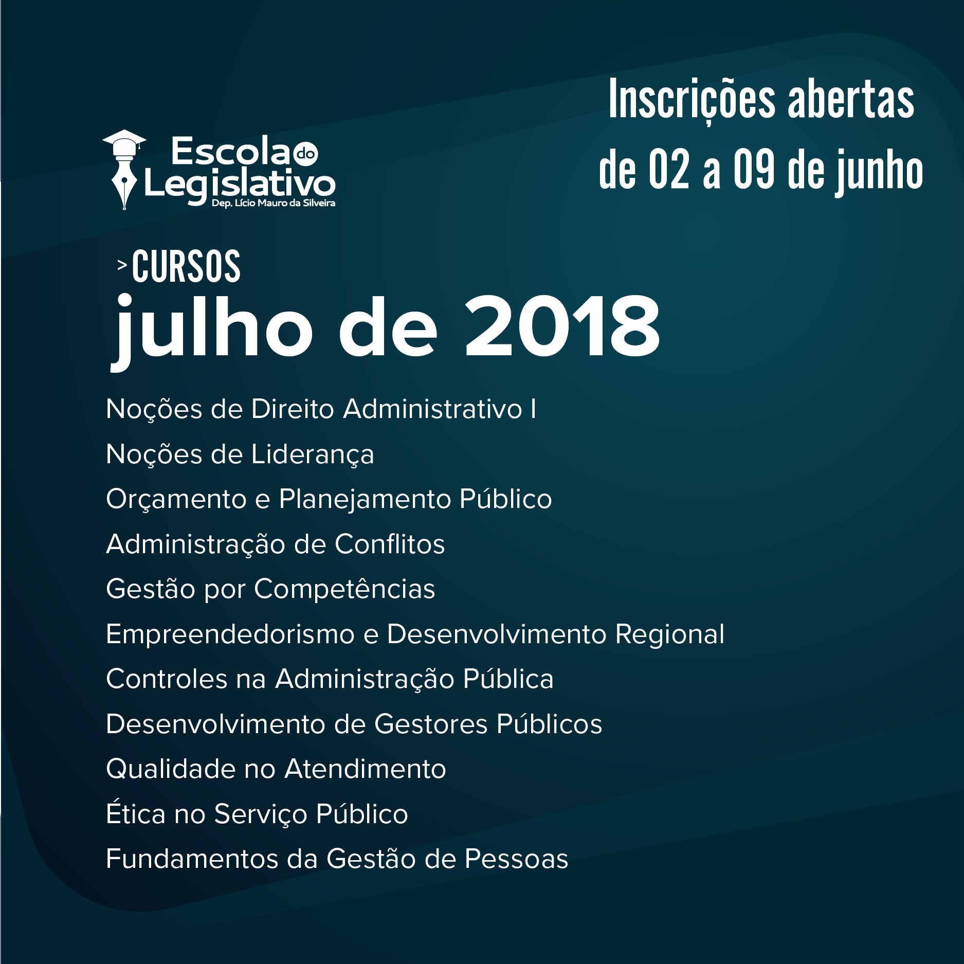 Inscrições para os cursos EaD da Escola do Legislativo estão abertas até 2ª feira