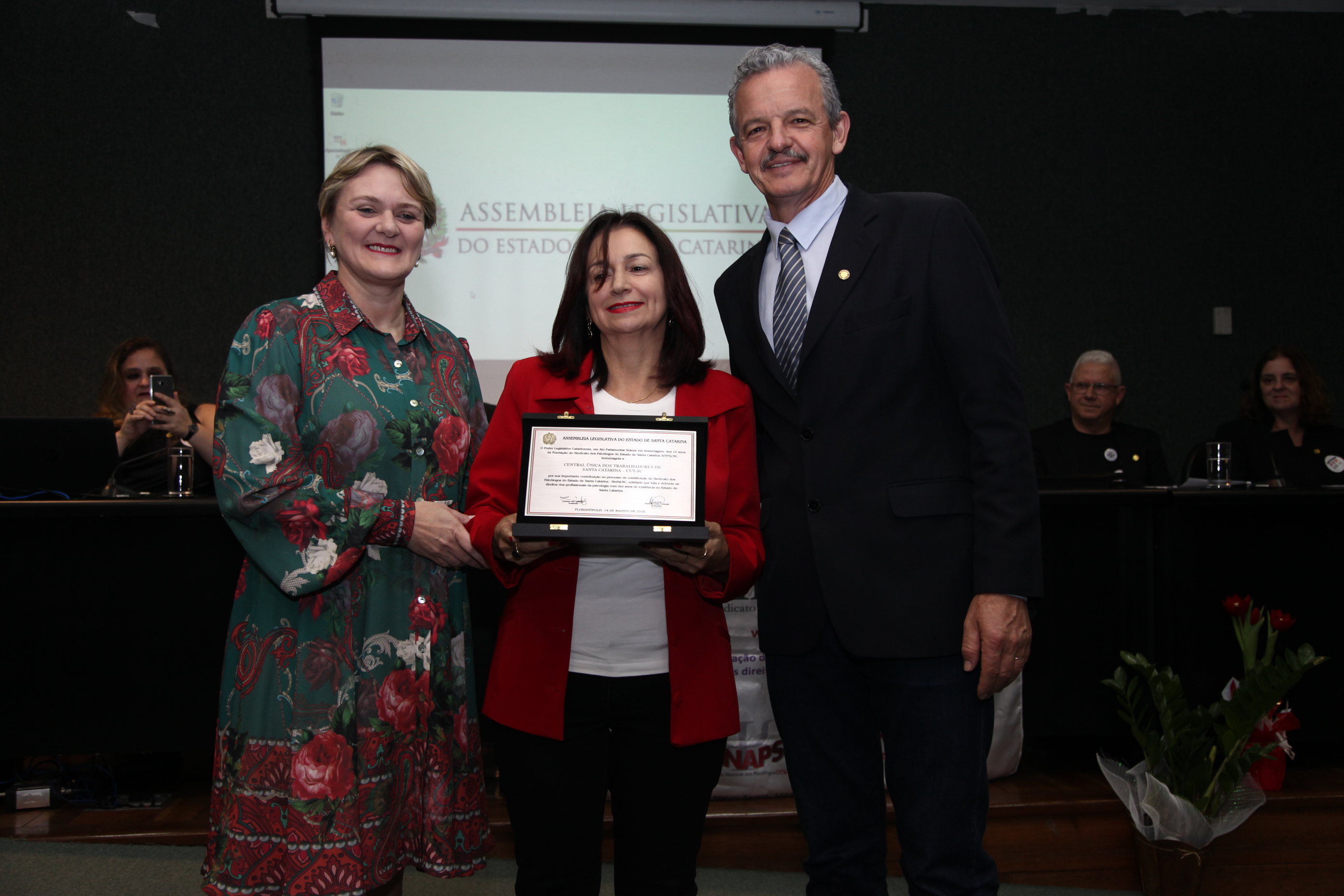 Ato Parlamentar Solene em Homenagem ao Sindicato dos Psicólogos de Santa Catarina.