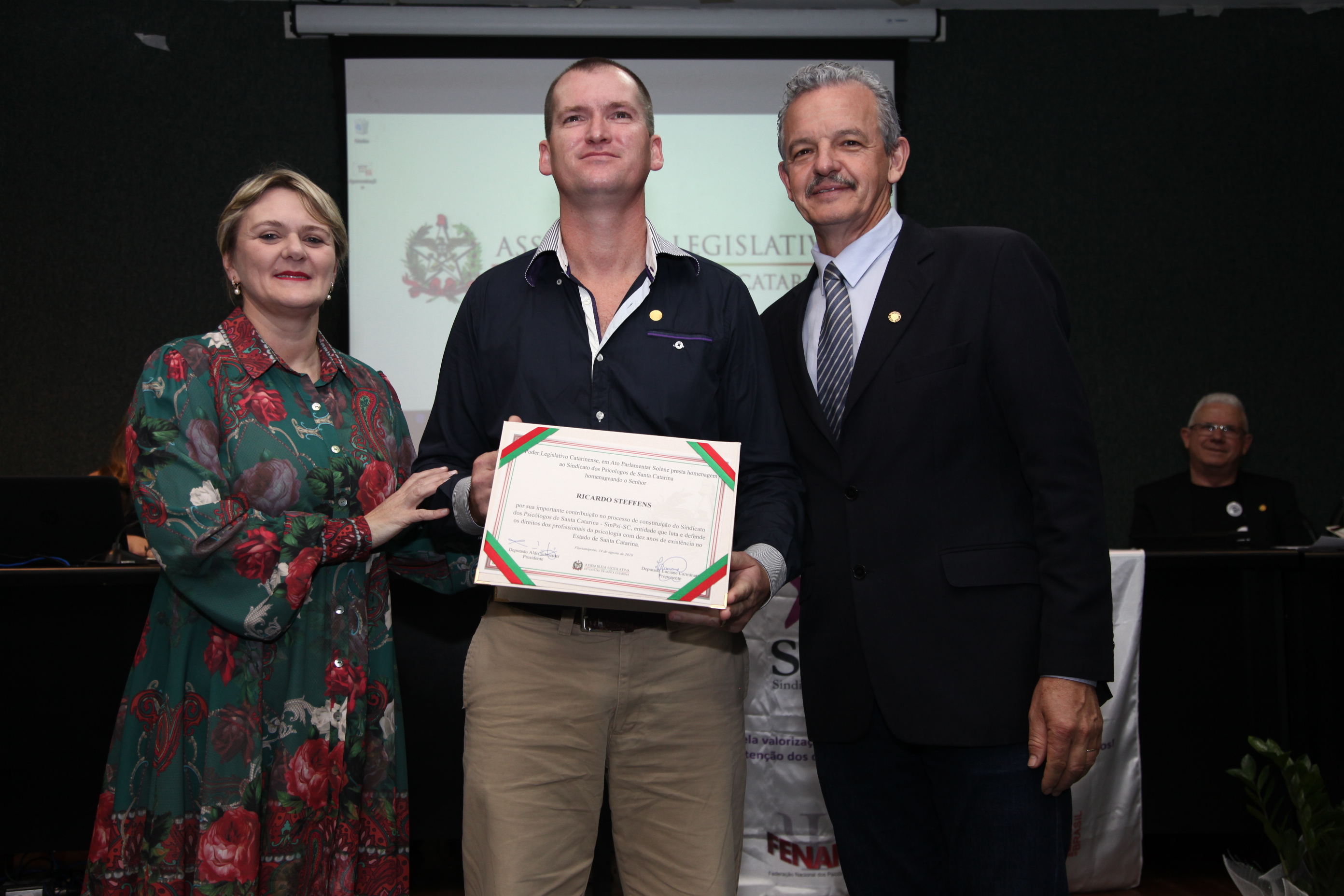 Ato Parlamentar Solene em Homenagem ao Sindicato dos Psicólogos de Santa Catarina.