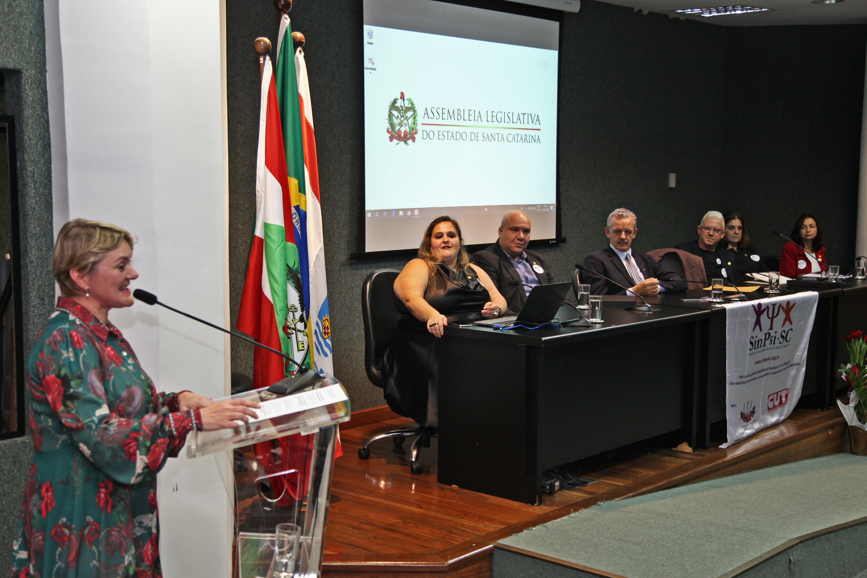 Ato Parlamentar Solene em Homenagem ao Sindicato dos Psicólogos de Santa Catarina.
