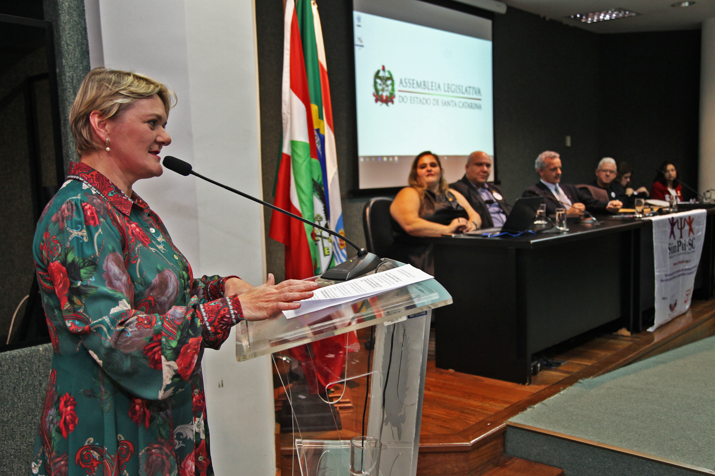 Ato Parlamentar Solene em Homenagem ao Sindicato dos Psicólogos de Santa Catarina.