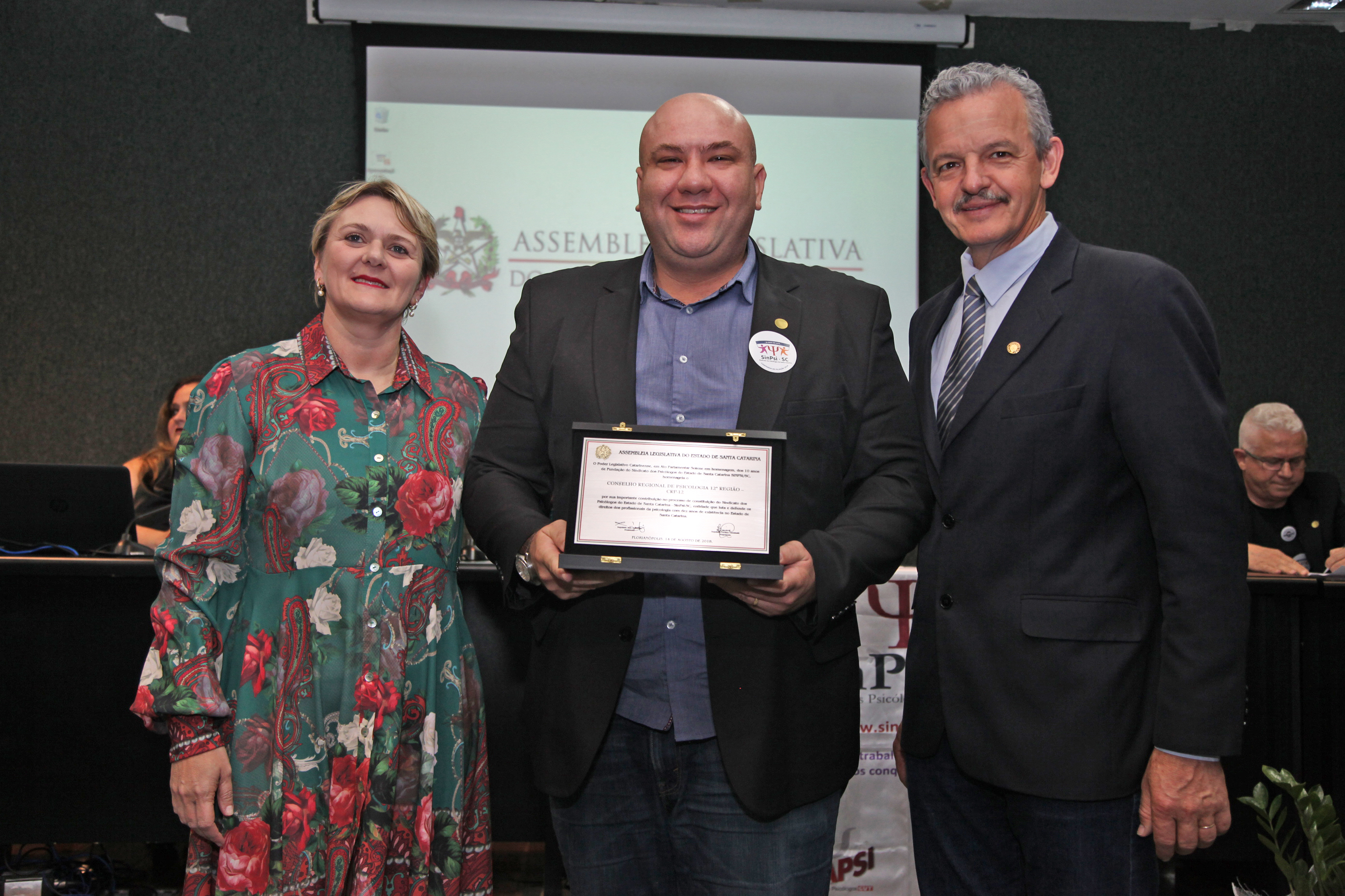Ato Parlamentar Solene em Homenagem ao Sindicato dos Psicólogos de Santa Catarina.