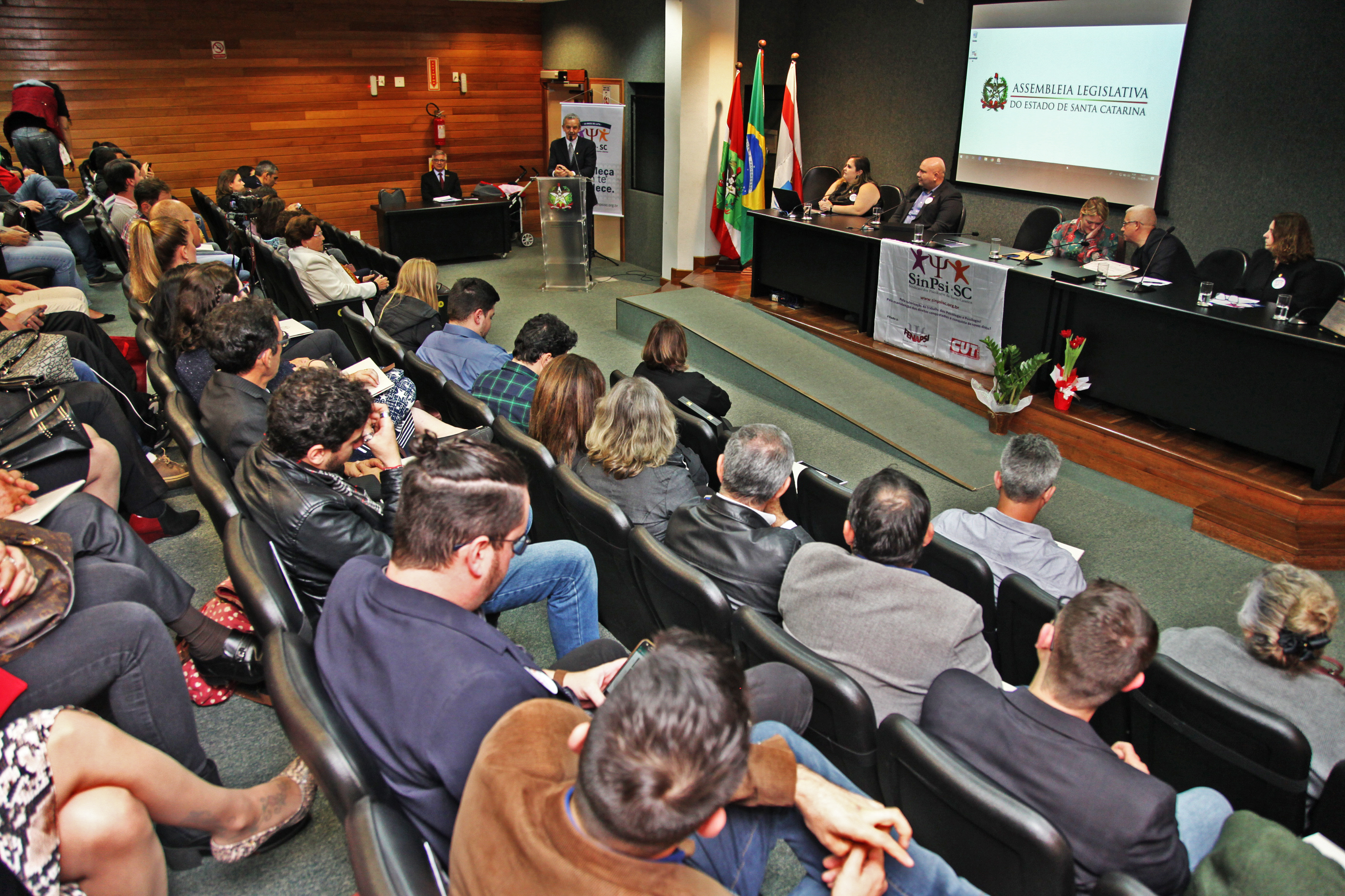 Ato Parlamentar Solene em Homenagem ao Sindicato dos Psicólogos de Santa Catarina.