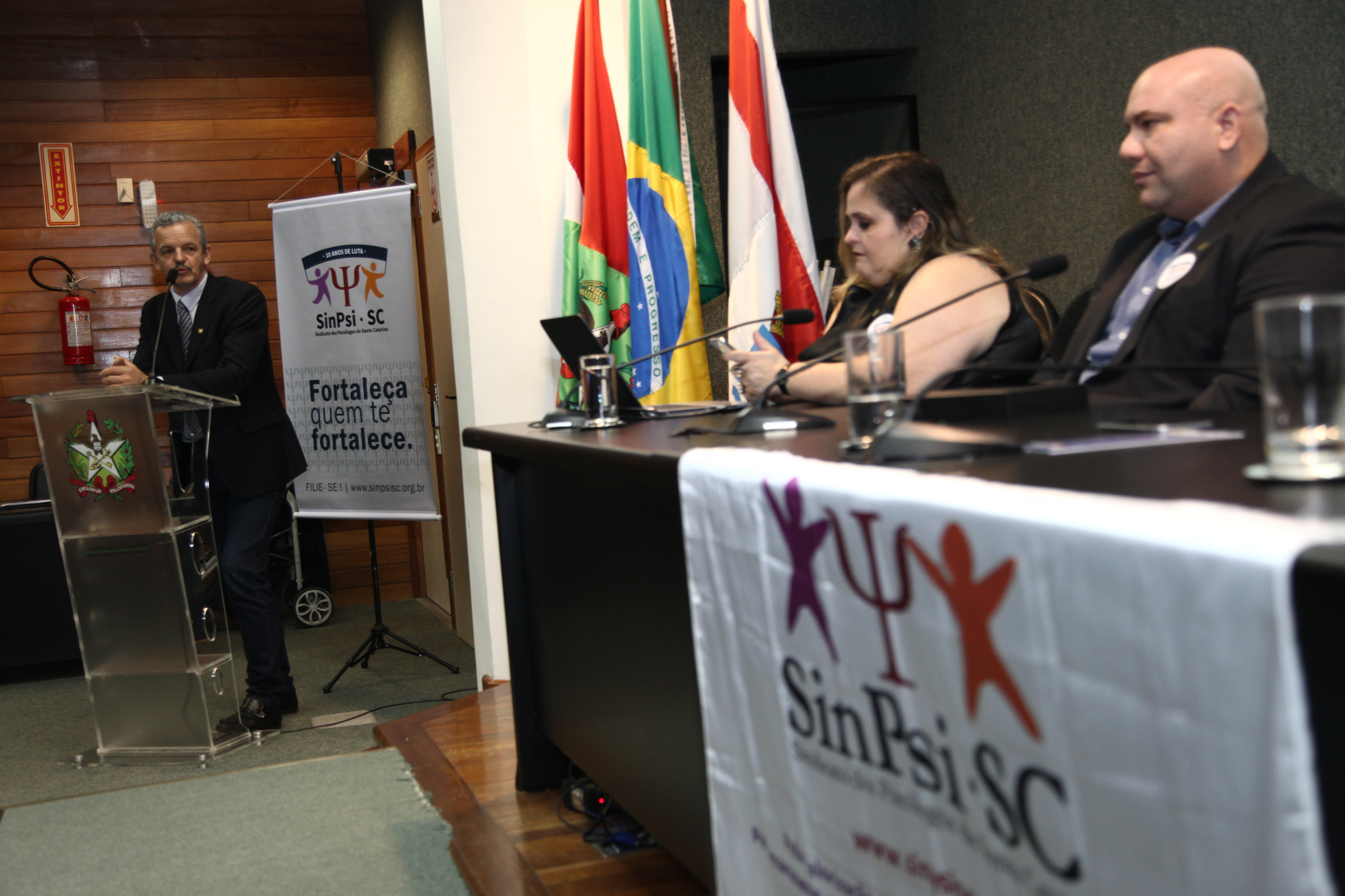 Ato Parlamentar Solene em Homenagem ao Sindicato dos Psicólogos de Santa Catarina.