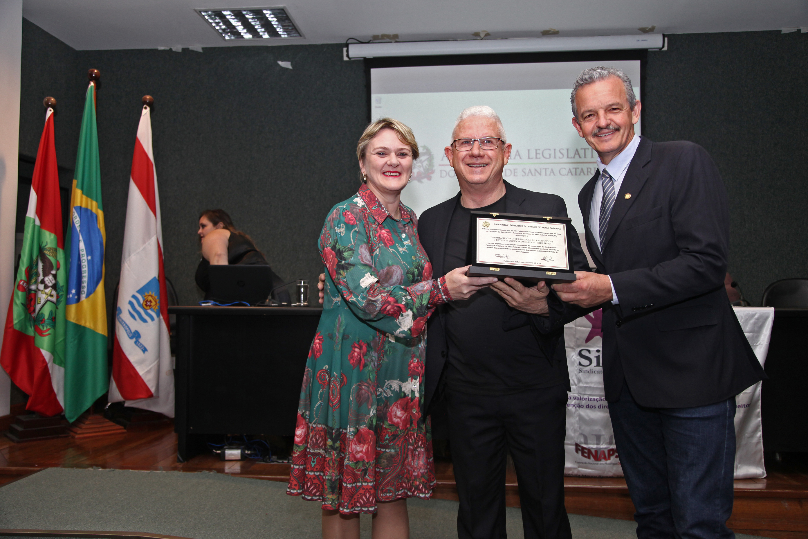 Ato Parlamentar Solene em Homenagem ao Sindicato dos Psicólogos de Santa Catarina.