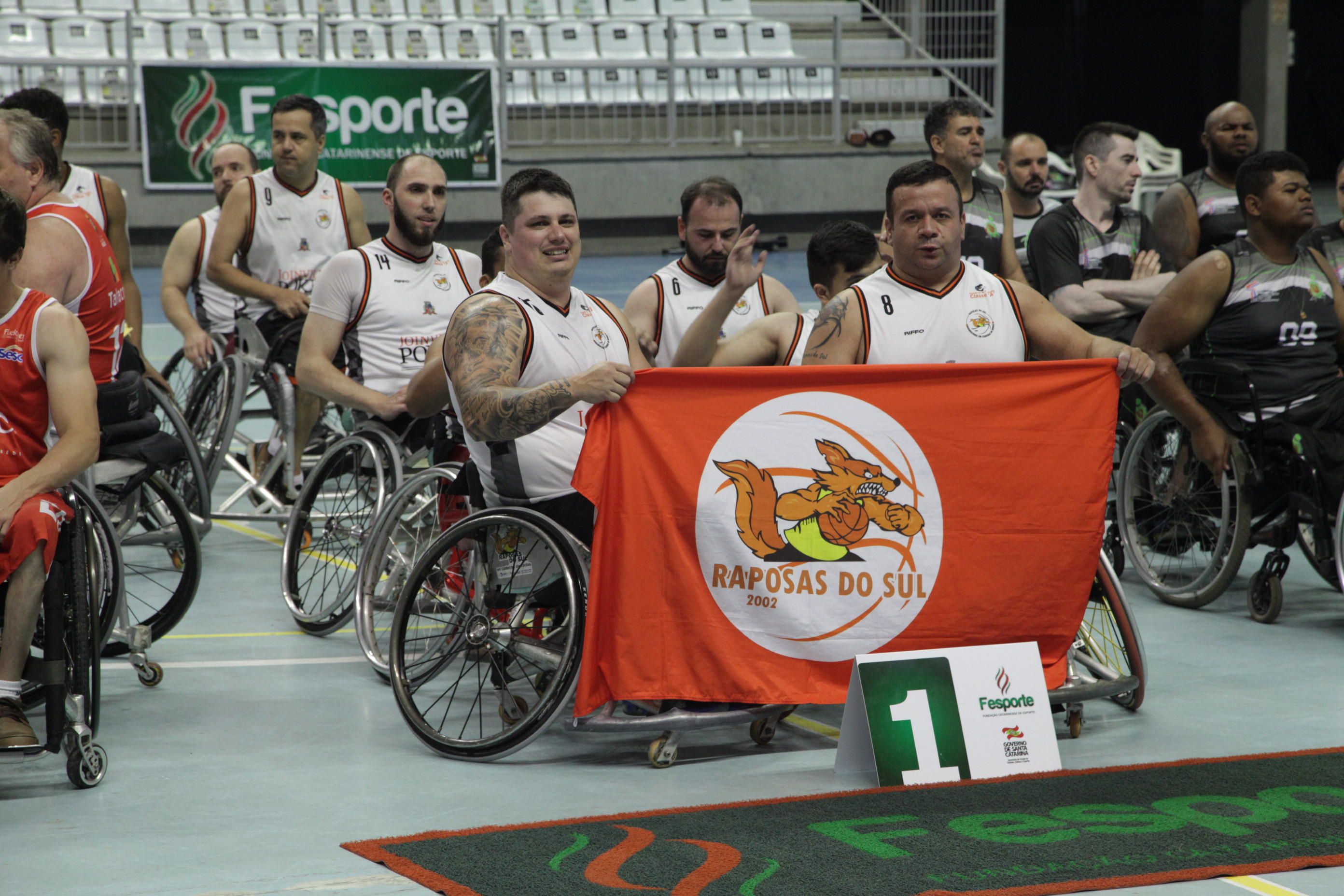Parajasc 2018 - Basquete masculino, equipe de Joinville