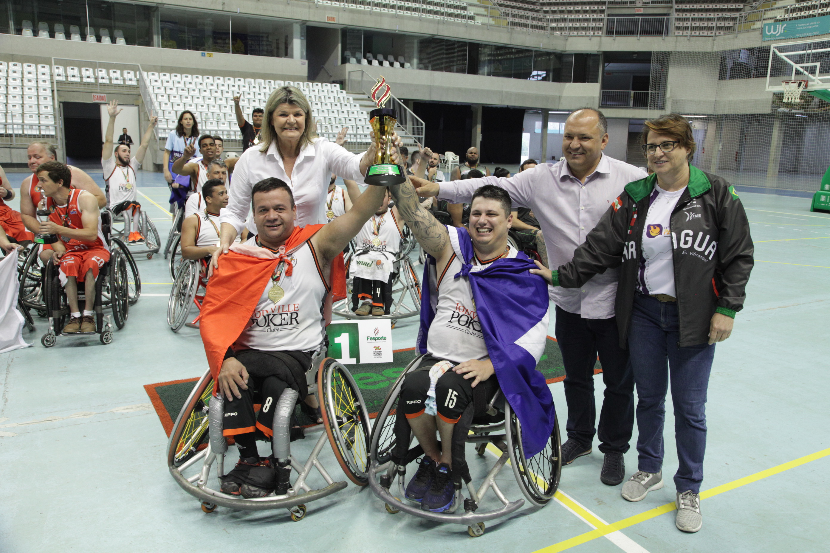 Parajasc 2018 - Basquete masculino, equipe de Joinville