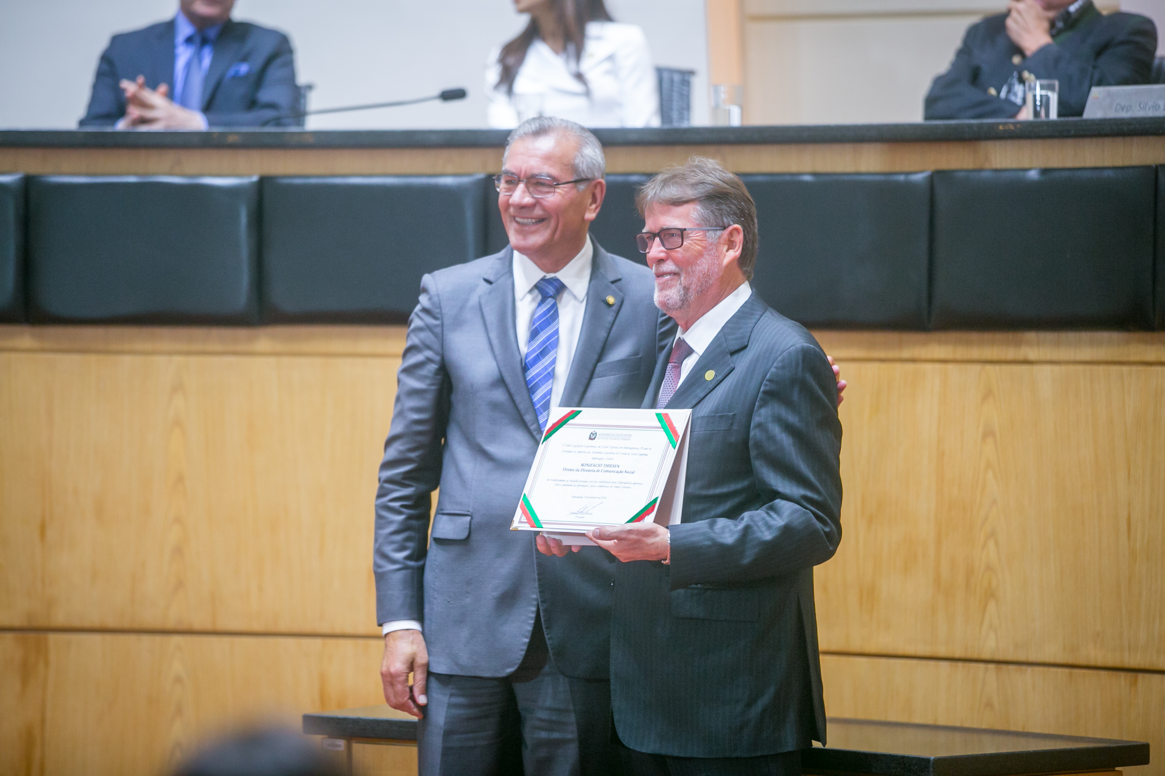 Sessão em Homenagem aos 50 Anos da Imprensa da ALESC