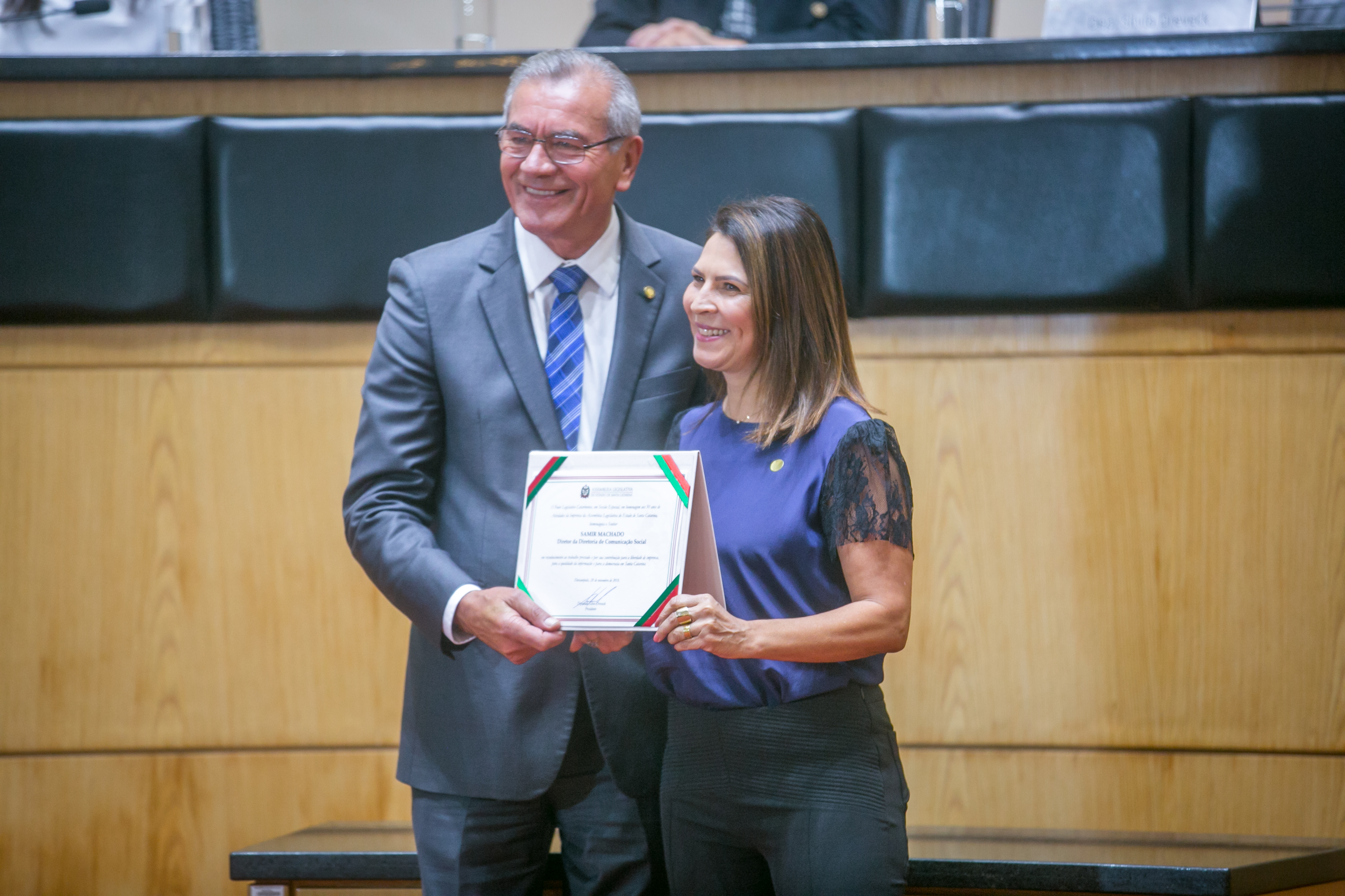Sessão em Homenagem aos 50 Anos da Imprensa da ALESC