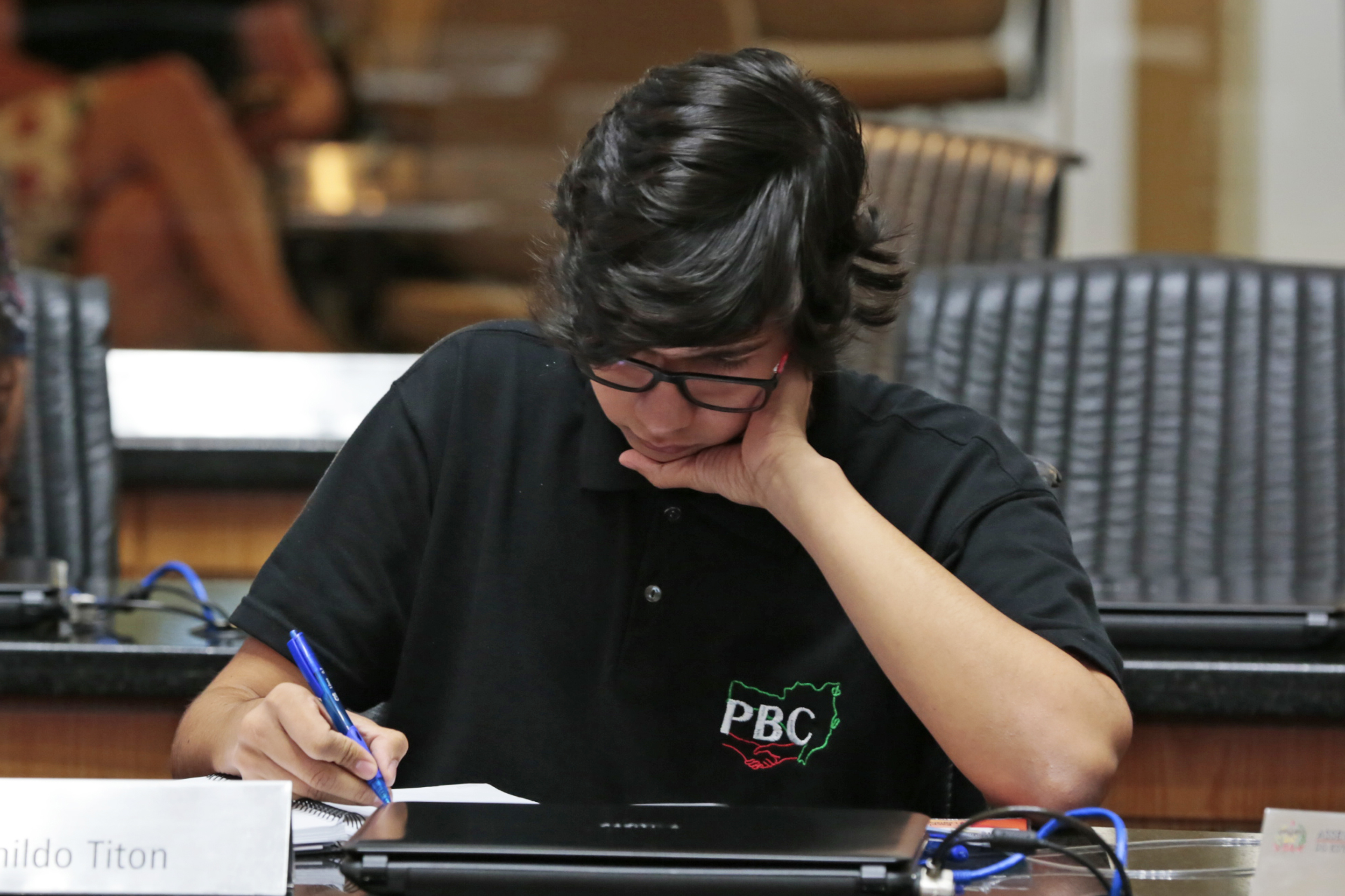 Sessão Ordinária do Parlamento Jovem.