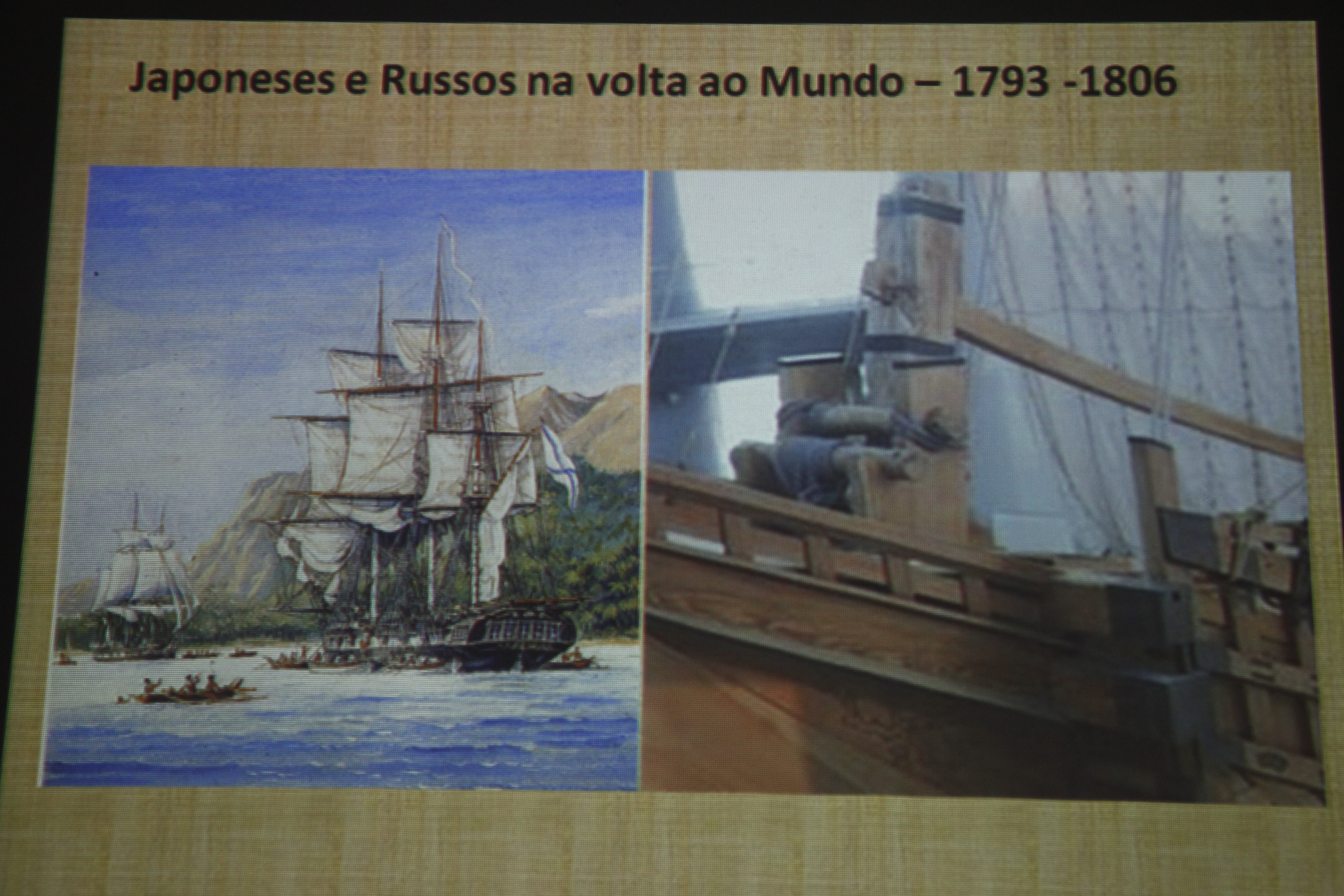 Seminário 1ª Viagem de Circun-Navegação Japonesa Russa 1793 - 1806 e Seminário Wakamiya - Maru