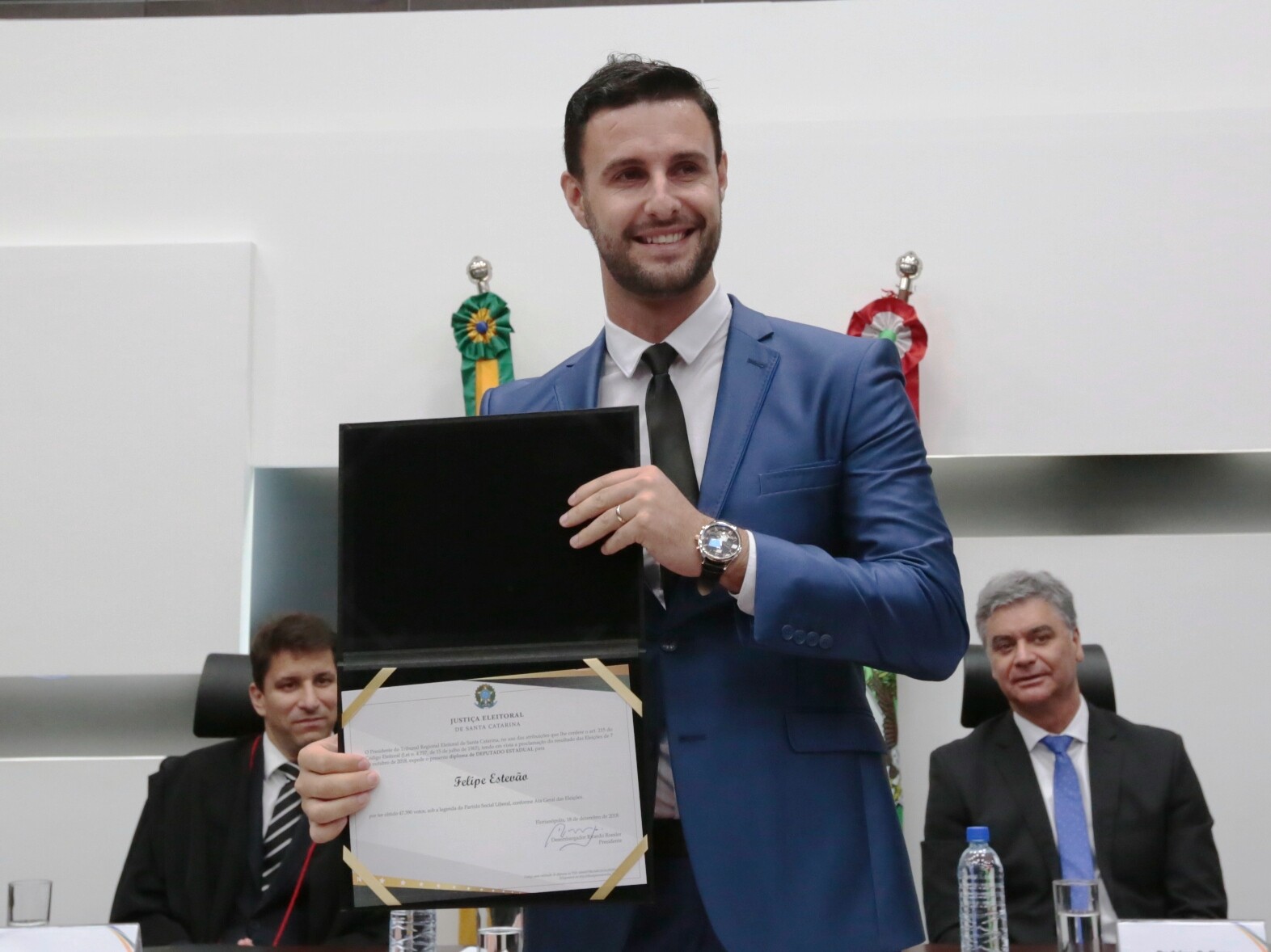 Vindo de Laguna, Felipe Estevão será deputado pela primeira vez