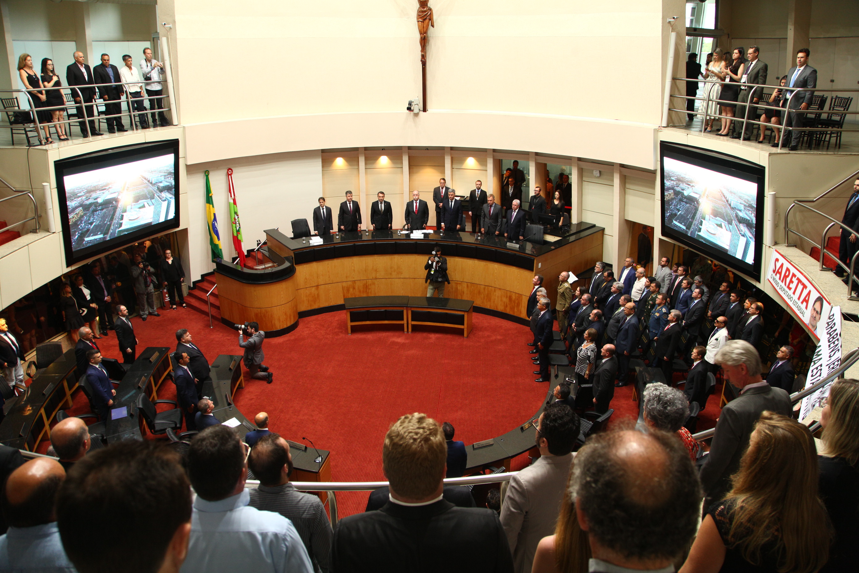 Sessão de Posse dos Deputados e Eleição da Mesa diretora