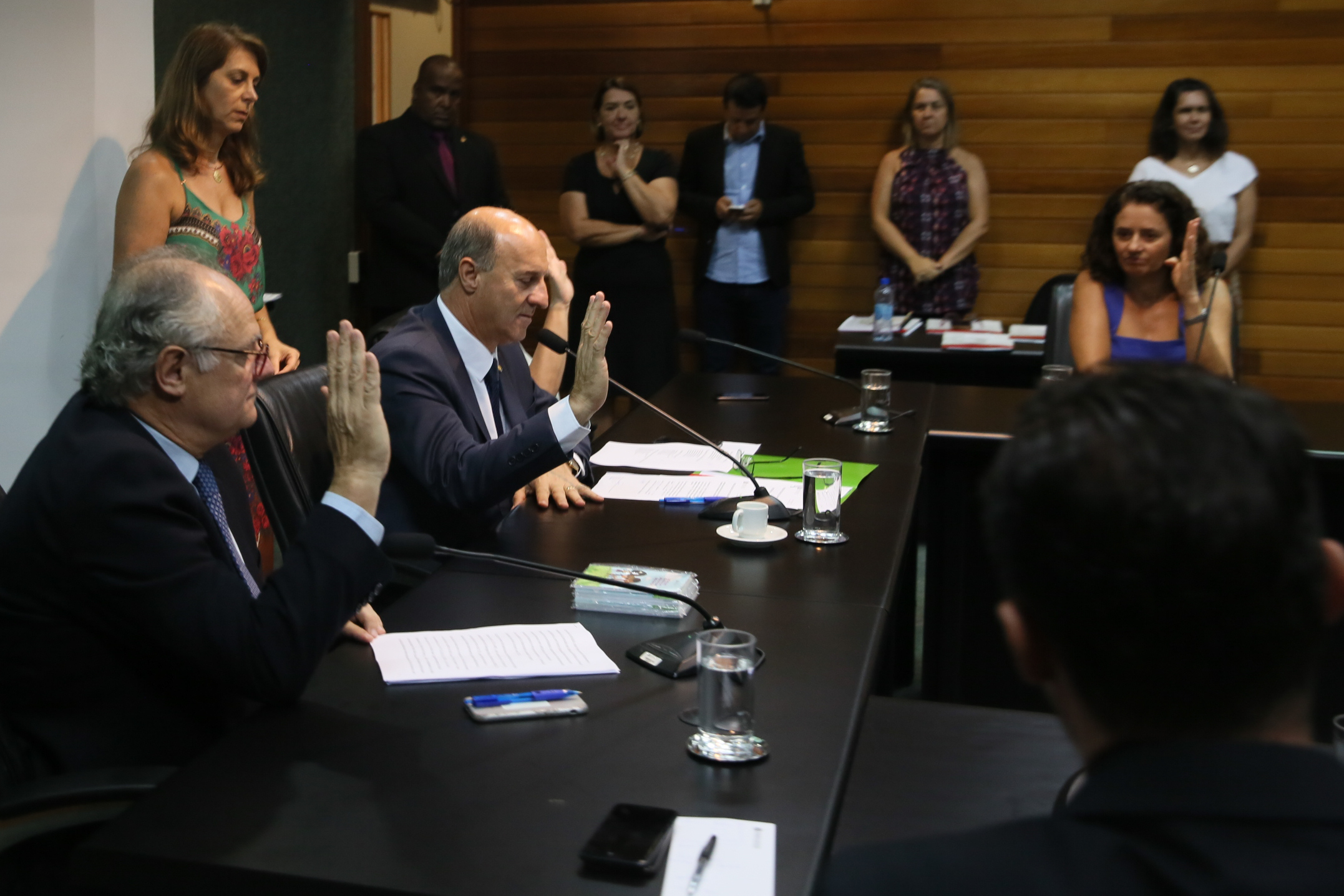 Comissão de Defesa dos Direitos da Pessoa com Deficiência é instalada. Deputados Vicente Caropreso (PSDB) e José Milton (PP) são eleitos presidente e vice da comissão.