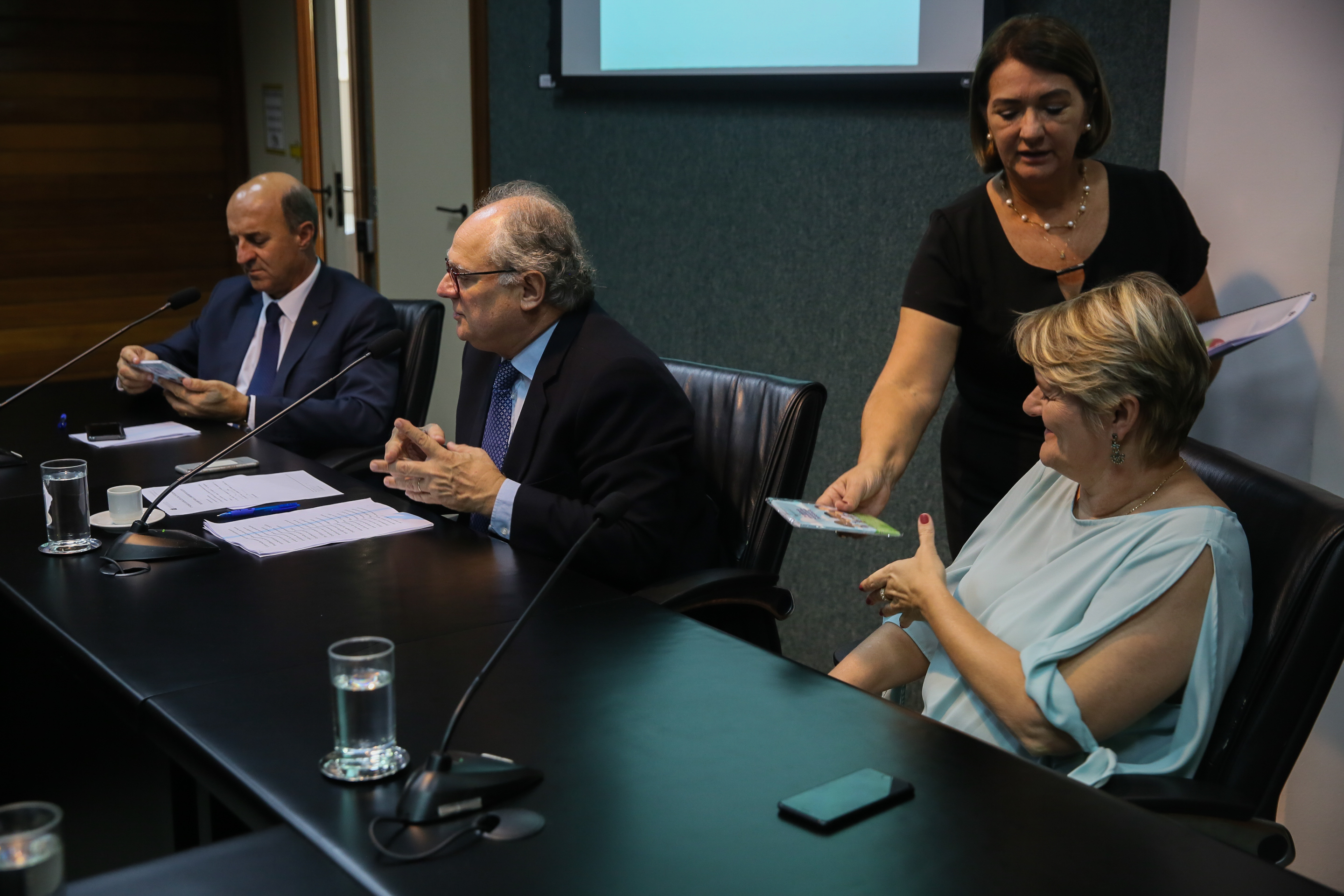 Comissão de Defesa dos Direitos da Pessoa com Deficiência é instalada. Deputados Vicente Caropreso (PSDB) e José Milton (PP) são eleitos presidente e vice da comissão.