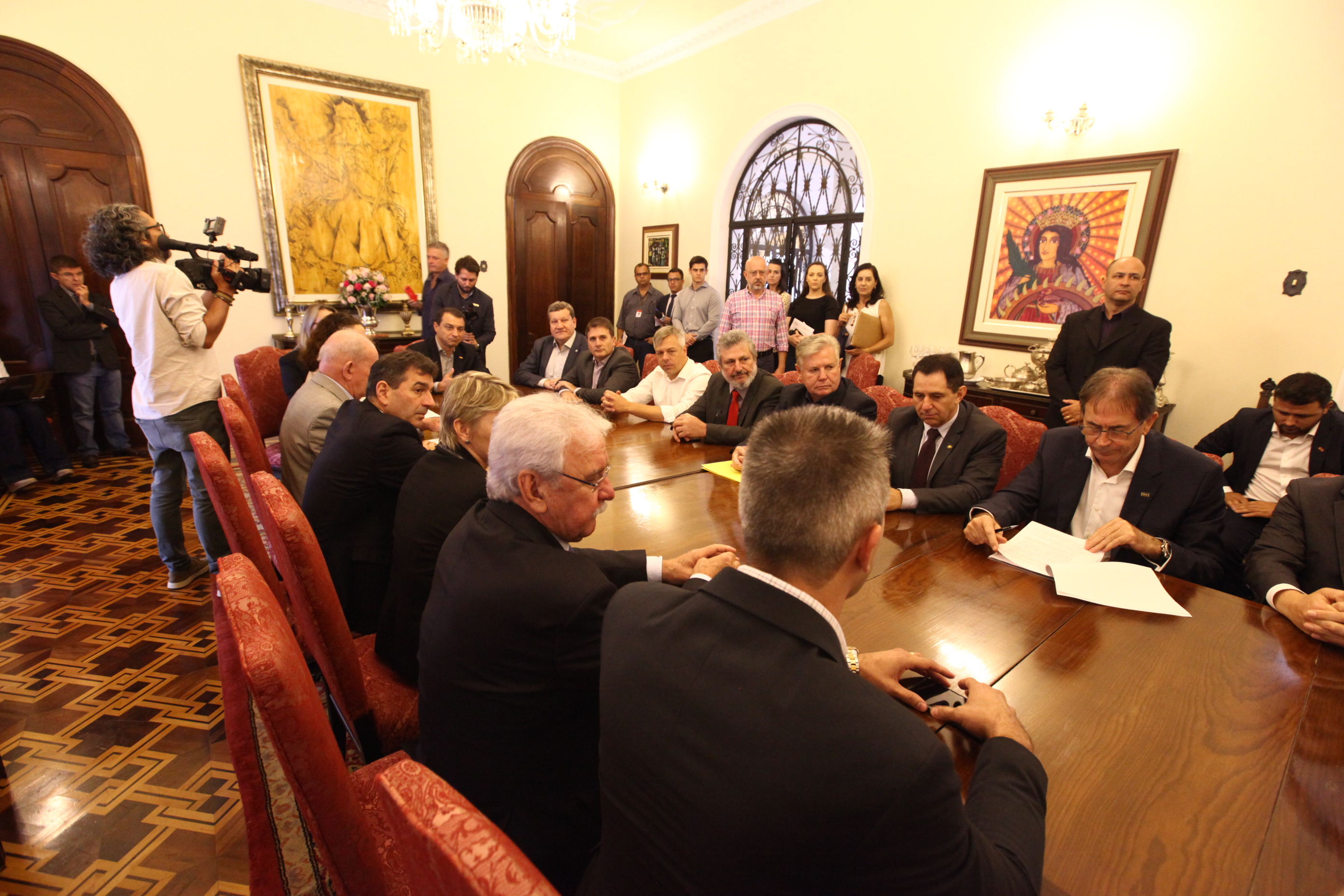 Reunião da Bancada do Oeste Com Governador