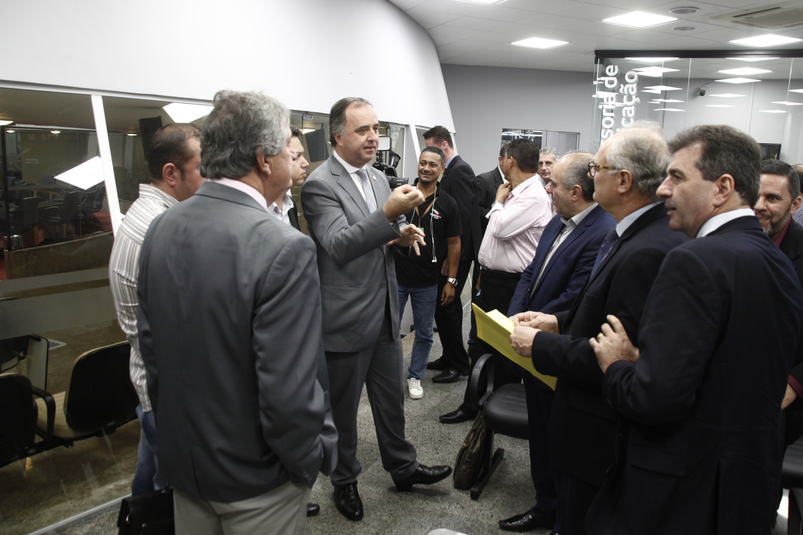 Frente Parlamentar Norte/Nordeste é lançada na Sala da Imprensa da Alesc.