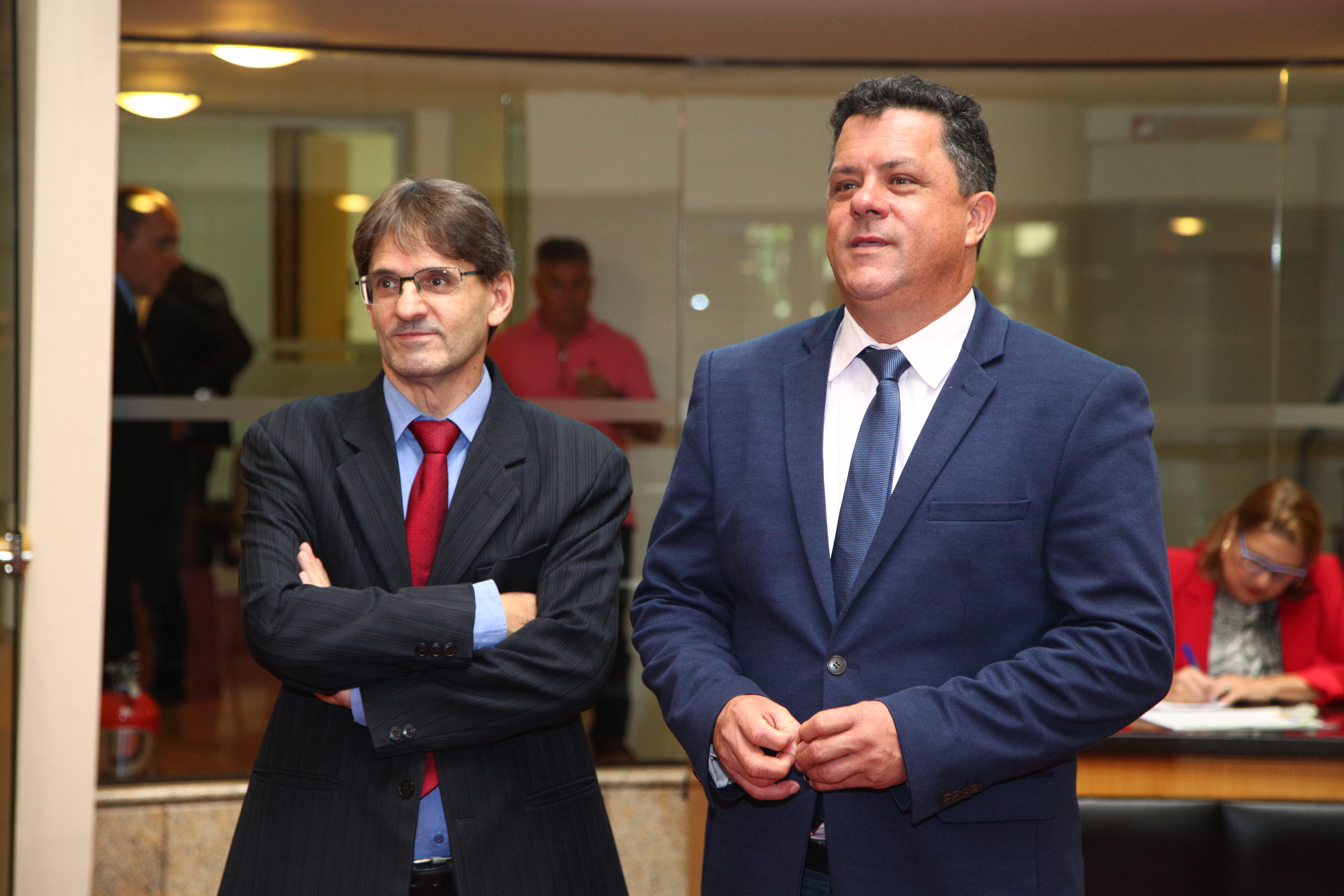 Sessão Plenária - Deputado Neodi Saretta (PT) e Deputado Ivan Natz (PV)