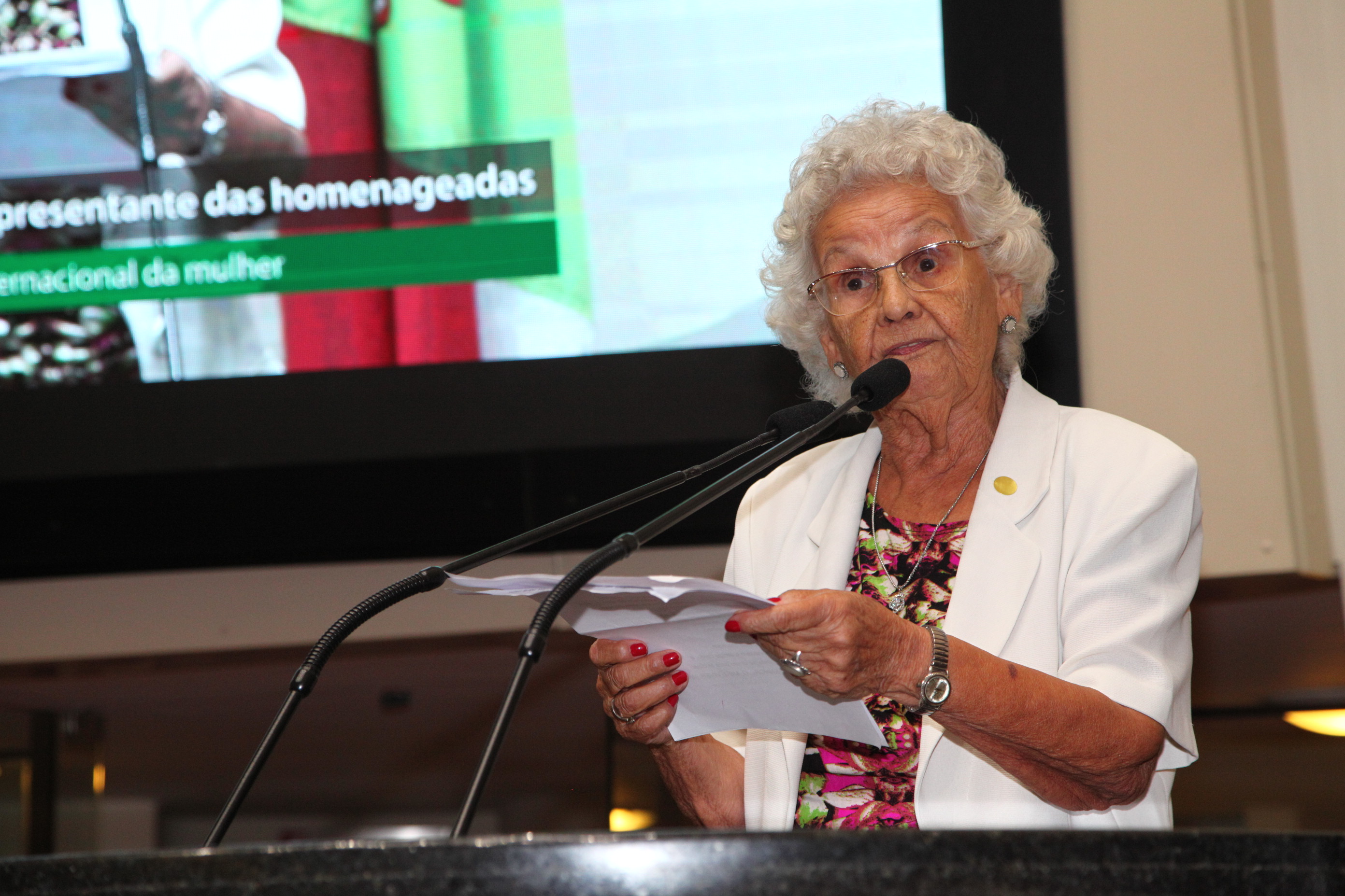 Sessão Especial em comemoração ao Dia Internacional da Mulher- Osmarina Maria de Souza