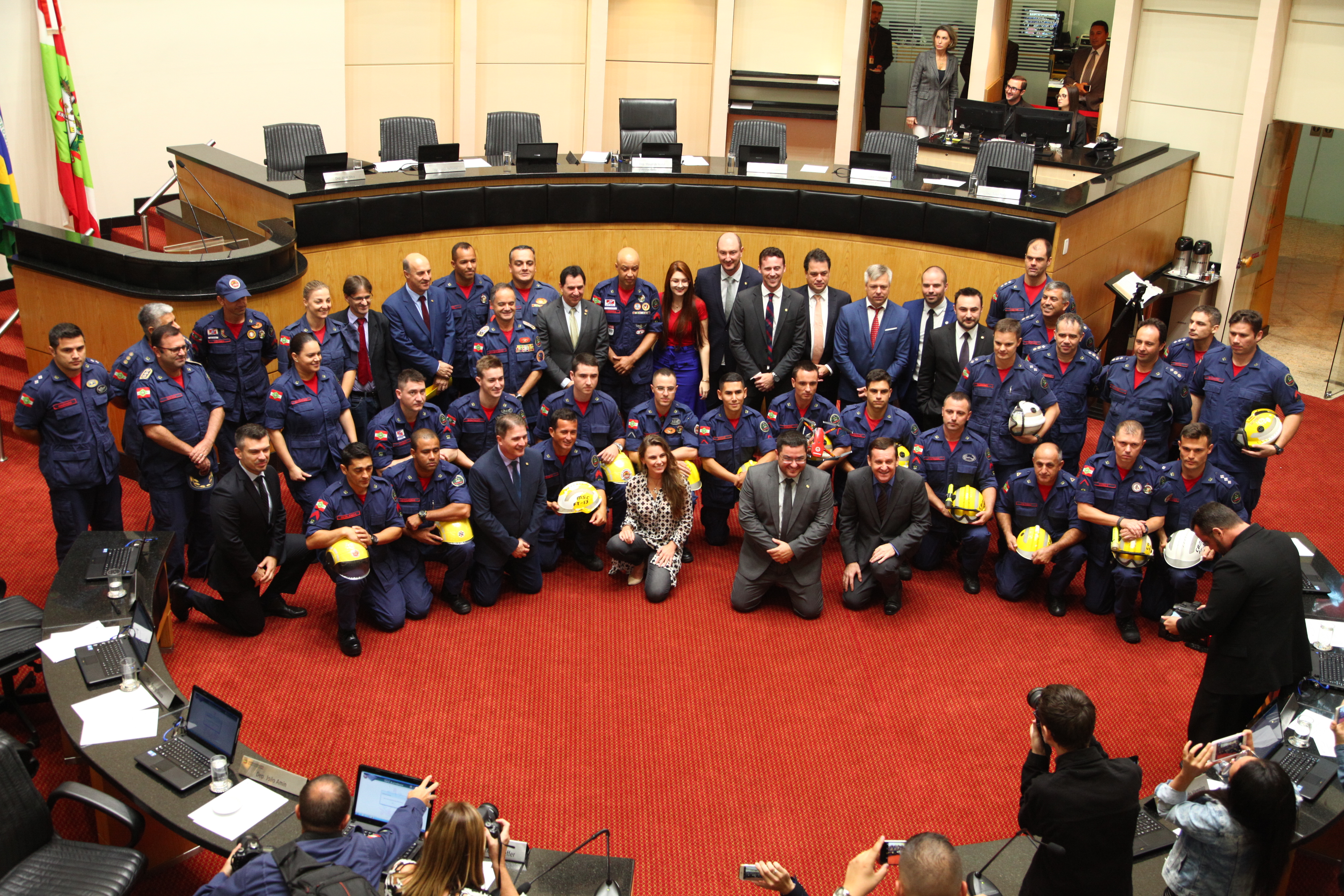 Homenagem aos Bombeiros Militares pela Atuação em Brumadinho