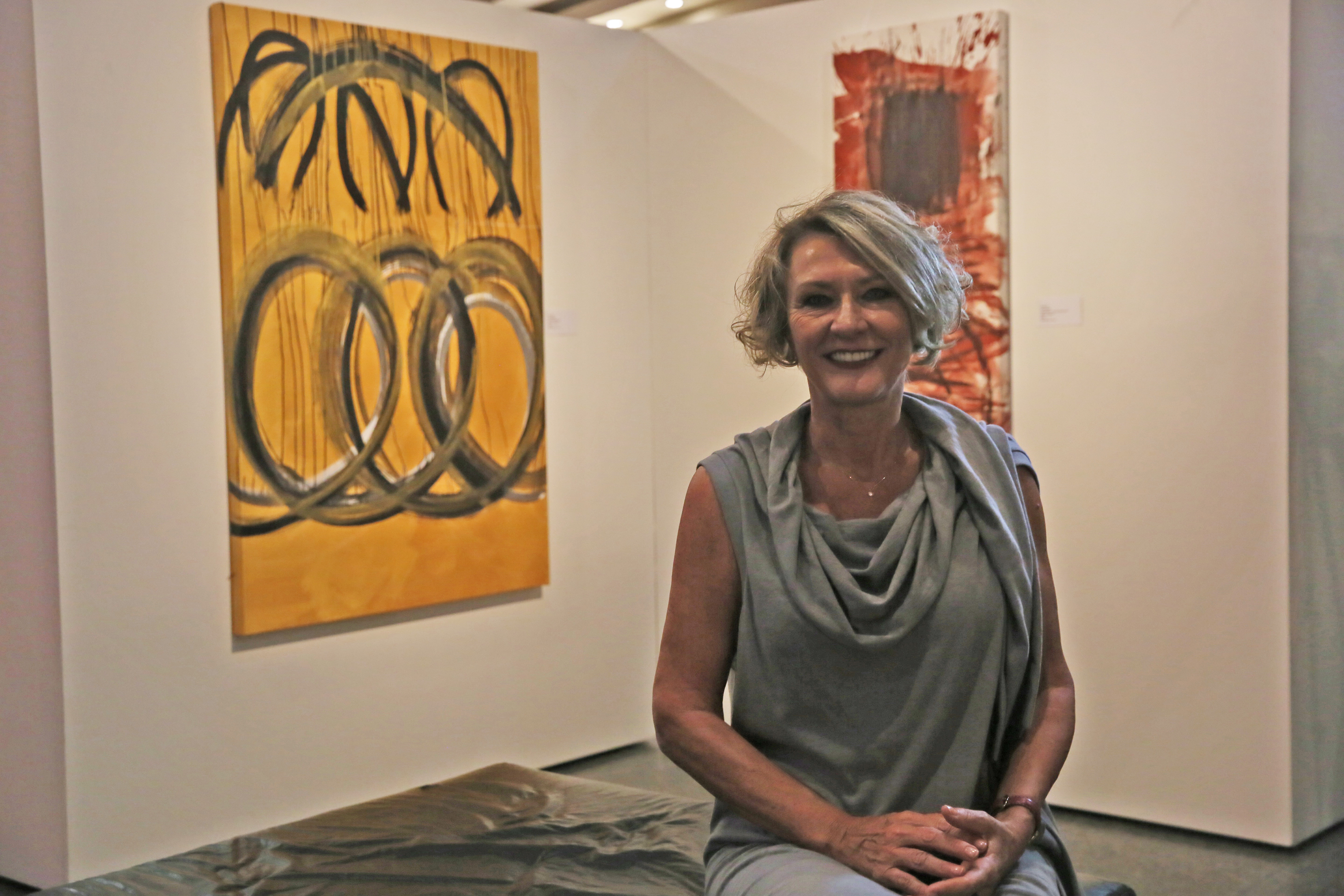Exposição Arte Gestual  da artista plástica Iara Dreger é lançada na Alesc