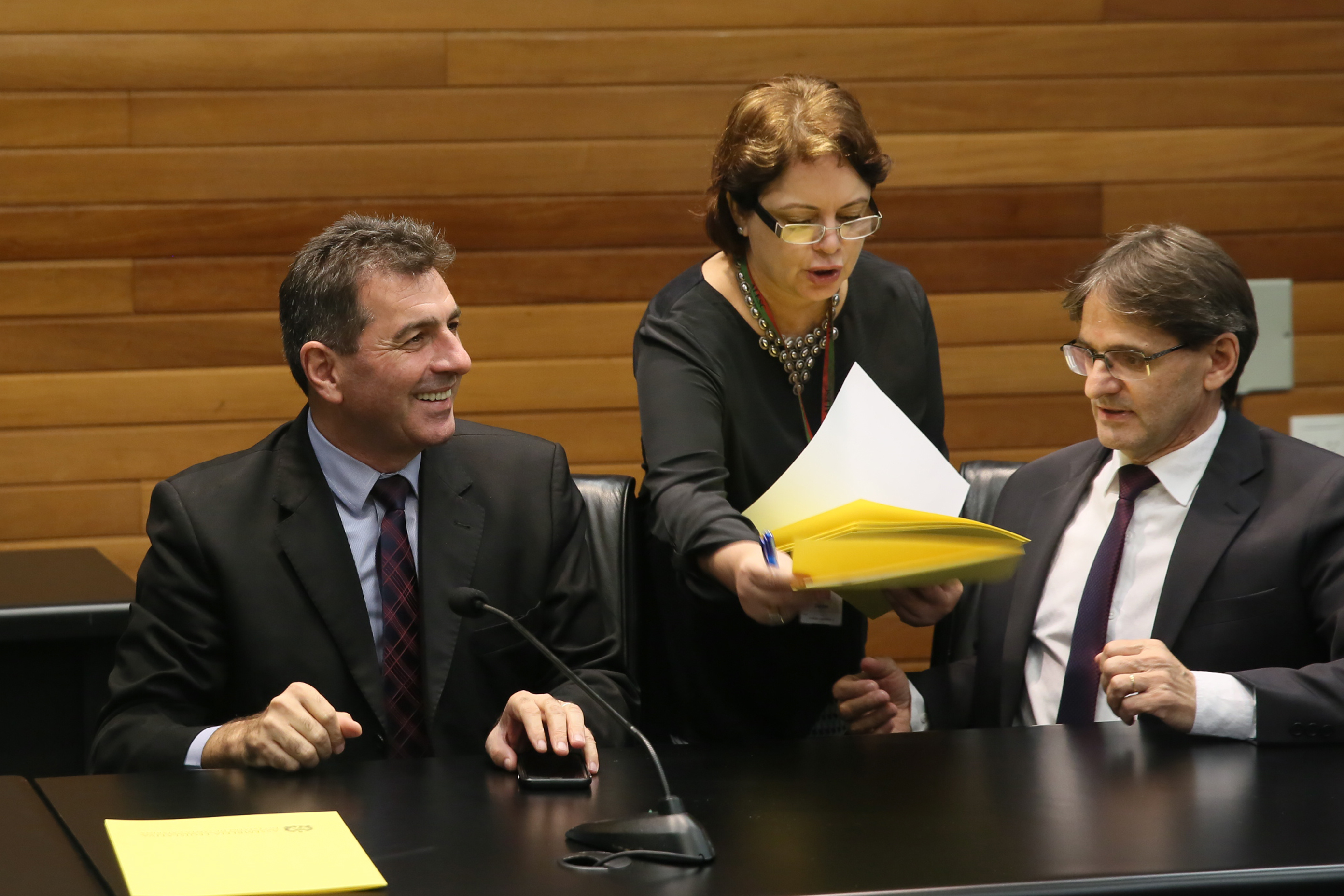 Comissão recebe o secretário de estado da Agricultura e da Pesca Ricardo de Gouvêa e a Presidente da Epagri Edilene Steinwandter para Informações das respectivas pastas.