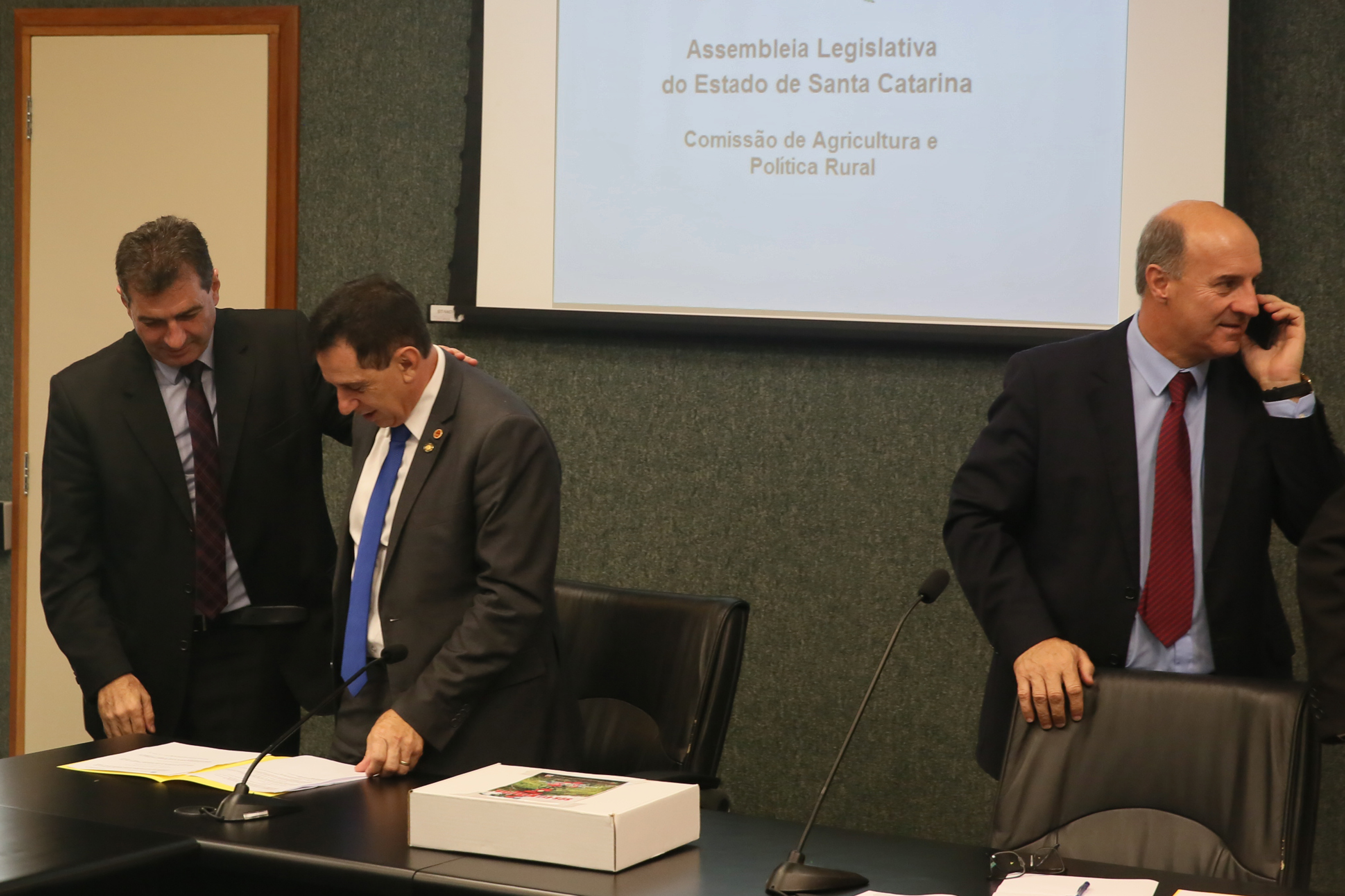 Comissão recebe o secretário de estado da Agricultura e da Pesca Ricardo de Gouvêa e a Presidente da Epagri Edilene Steinwandter para Informações das respectivas pastas.