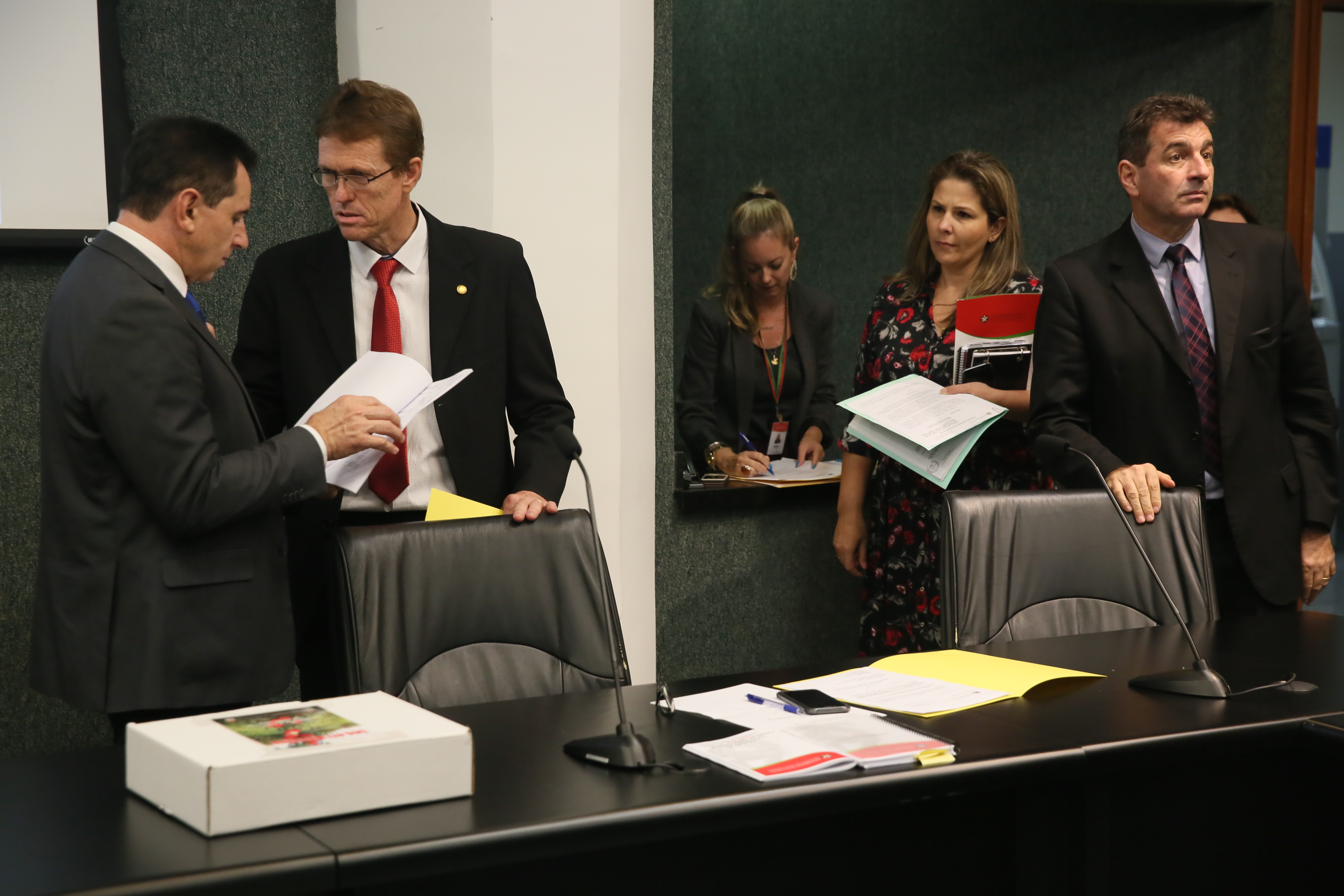 Comissão recebe o secretário de estado da Agricultura e da Pesca Ricardo de Gouvêa e a Presidente da Epagri Edilene Steinwandter para Informações das respectivas pastas.