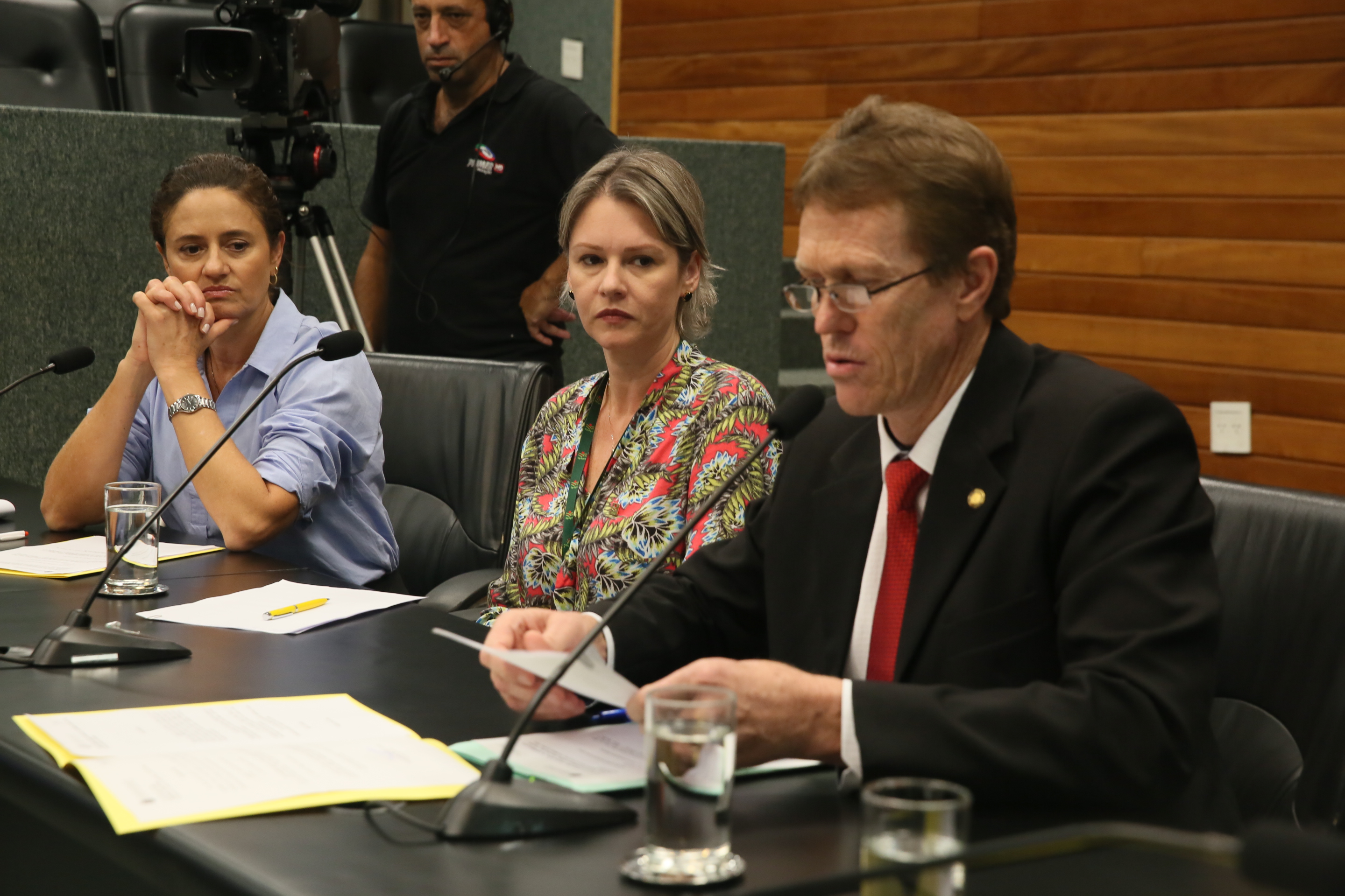 Comissão recebe o secretário de estado da Agricultura e da Pesca Ricardo de Gouvêa e a Presidente da Epagri Edilene Steinwandter para Informações das respectivas pastas.