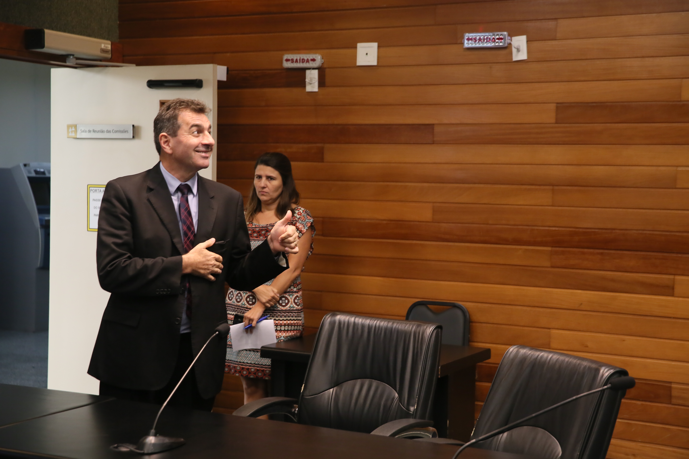 Comissão recebe o secretário de estado da Agricultura e da Pesca Ricardo de Gouvêa e a Presidente da Epagri Edilene Steinwandter para Informações das respectivas pastas.
