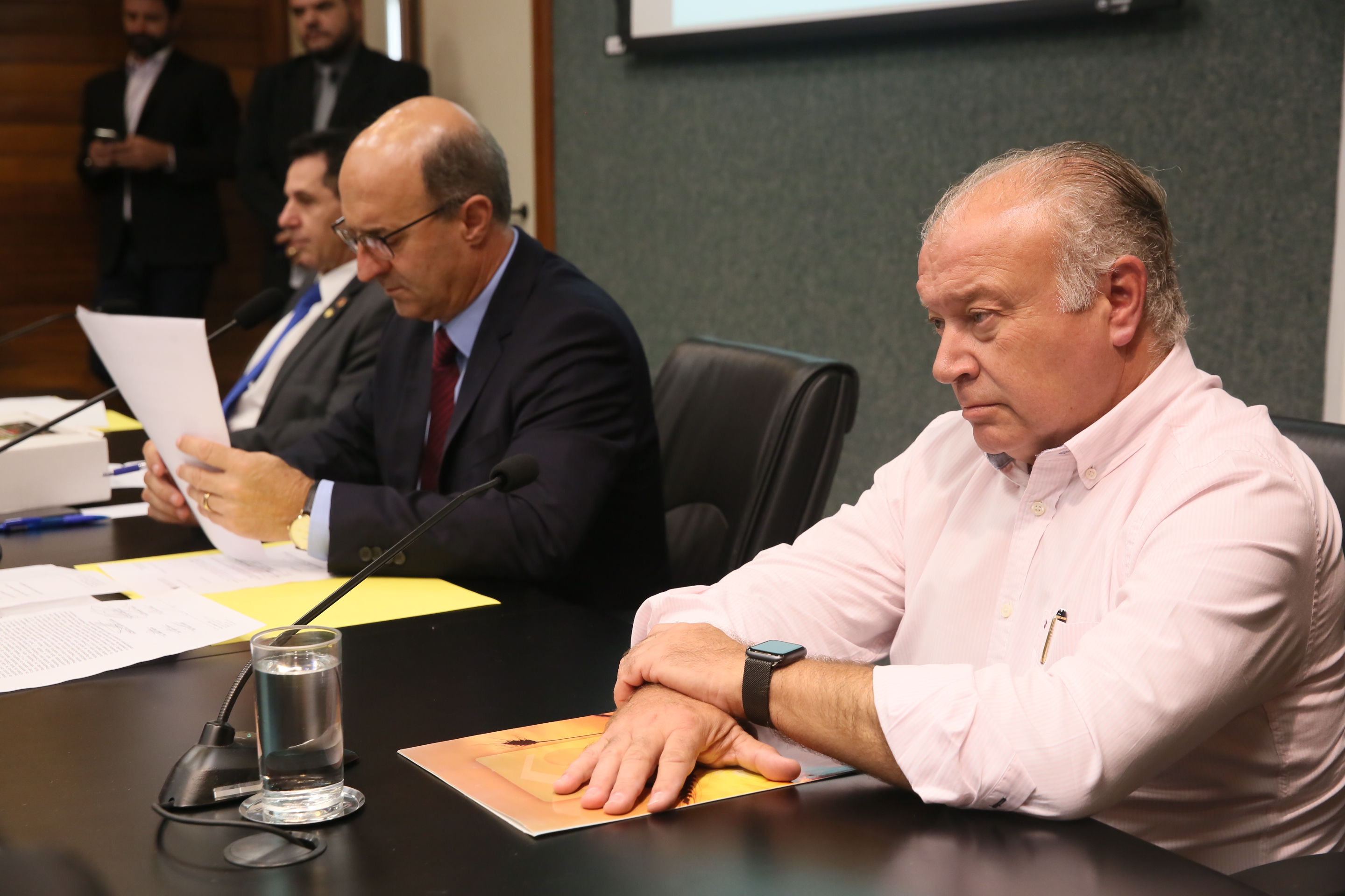 Comissão recebe o secretário de estado da Agricultura e da Pesca Ricardo de Gouvêa e a Presidente da Epagri Edilene Steinwandter para Informações das respectivas pastas.