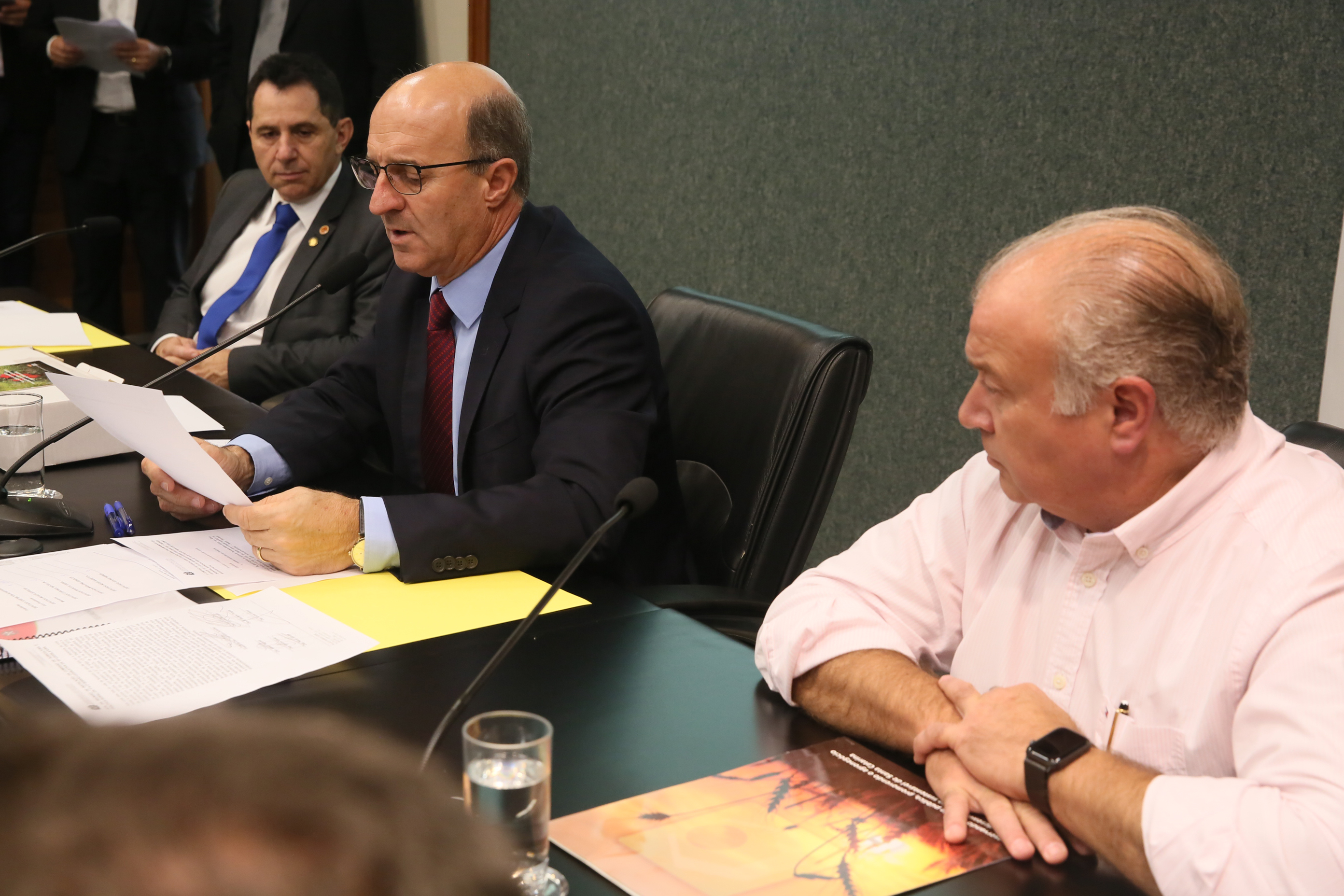 Comissão recebe o secretário de estado da Agricultura e da Pesca Ricardo de Gouvêa e a Presidente da Epagri Edilene Steinwandter para Informações das respectivas pastas.