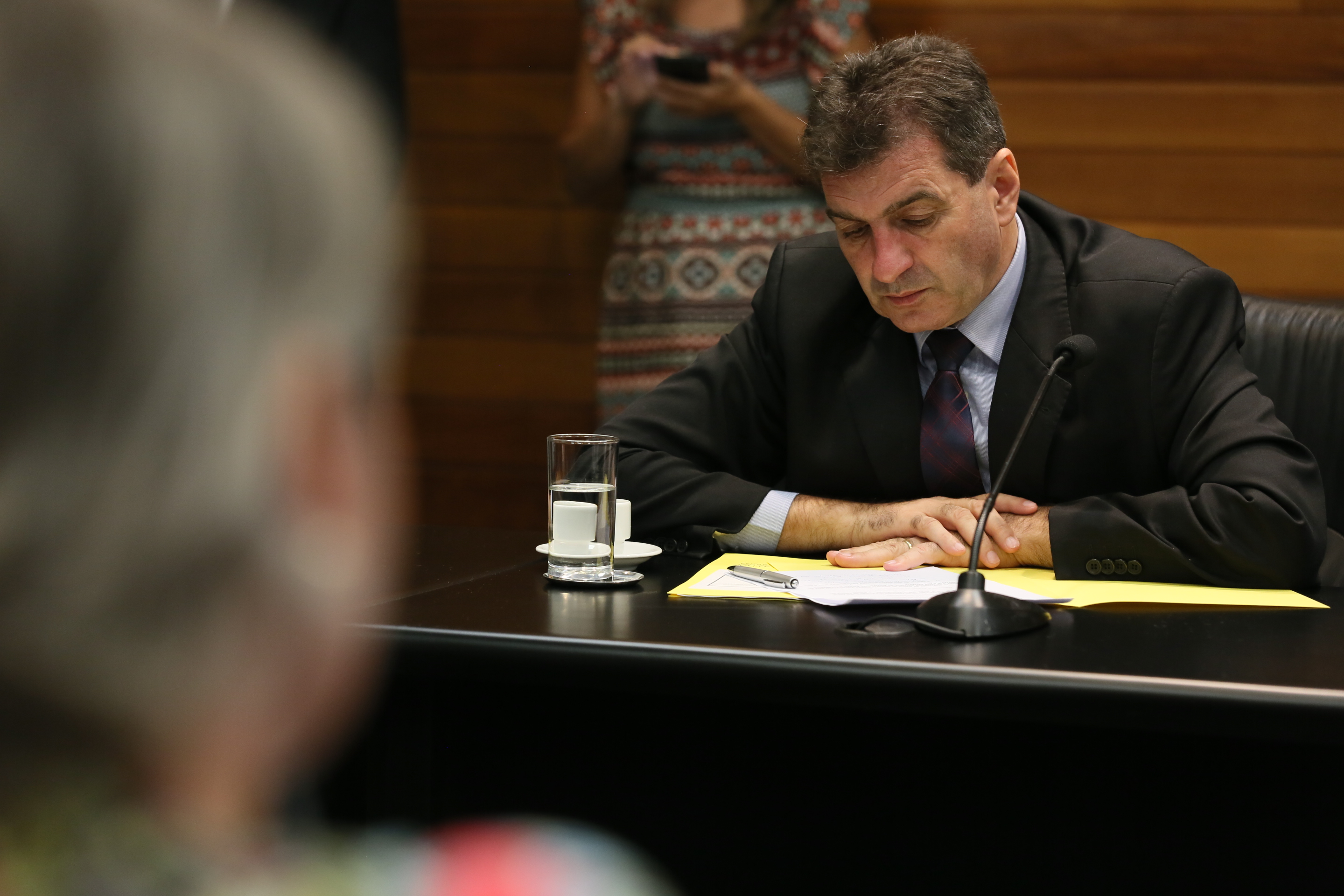 Comissão recebe o secretário de estado da Agricultura e da Pesca Ricardo de Gouvêa e a Presidente da Epagri Edilene Steinwandter para Informações das respectivas pastas.