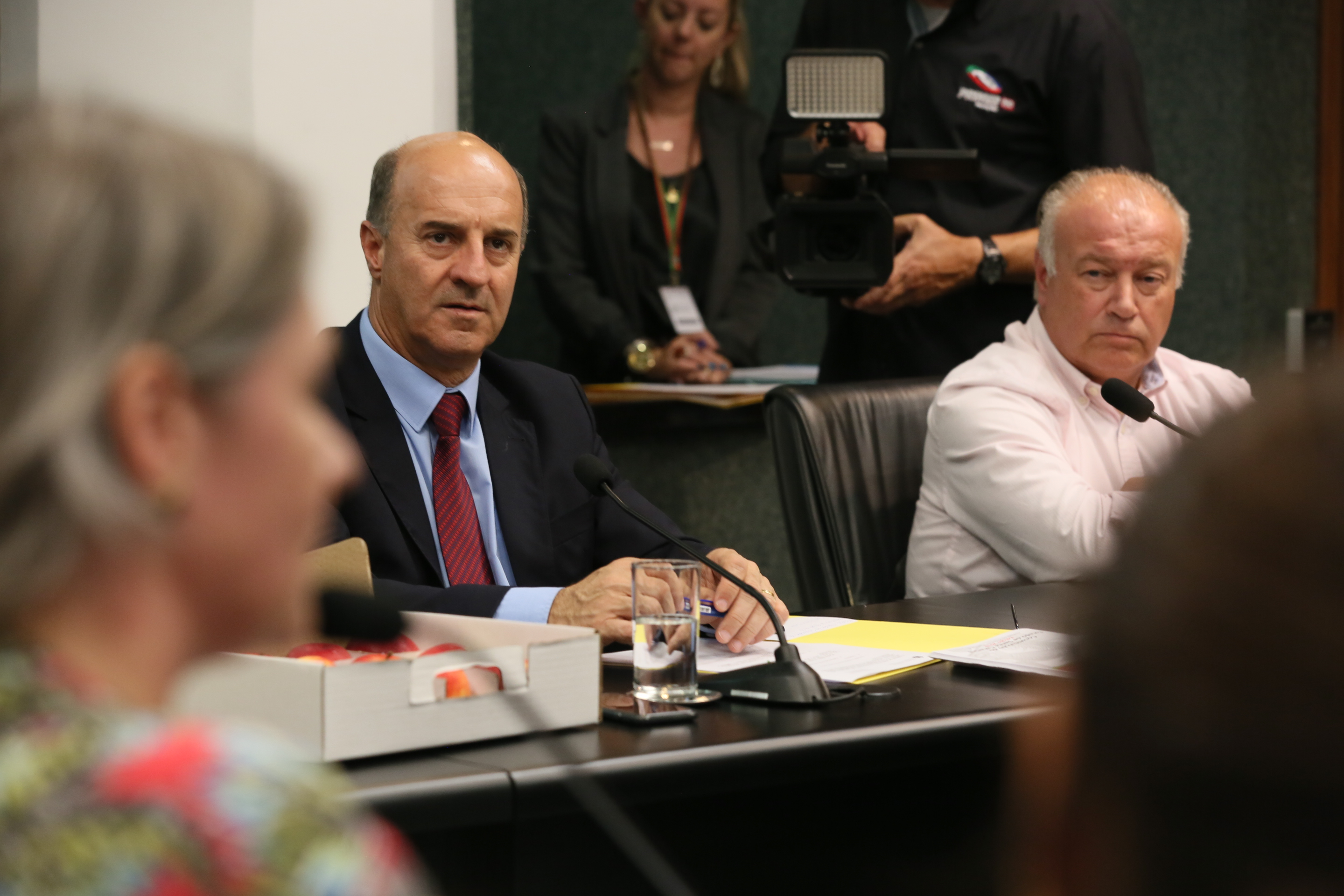 Comissão recebe o secretário de estado da Agricultura e da Pesca Ricardo de Gouvêa e a Presidente da Epagri Edilene Steinwandter para Informações das respectivas pastas.