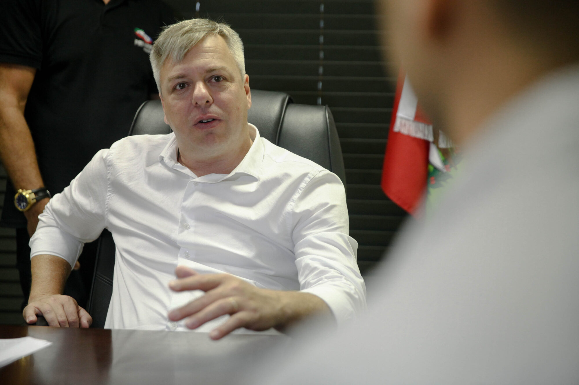 Deputado Fabiano da Luz recebe organizadores da Conferência de Saúde Mental de Florianópolis.