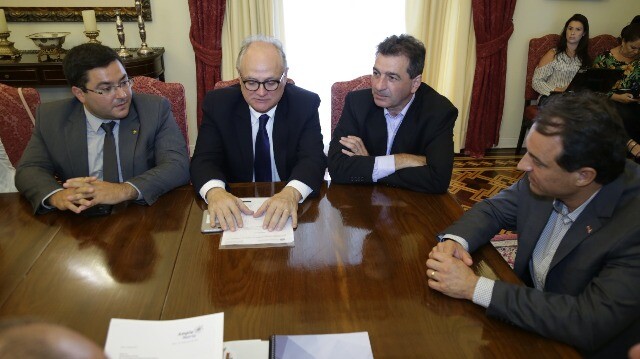Caropreso acompanha prefeitos da Amplanorte  em audiência com o  governador