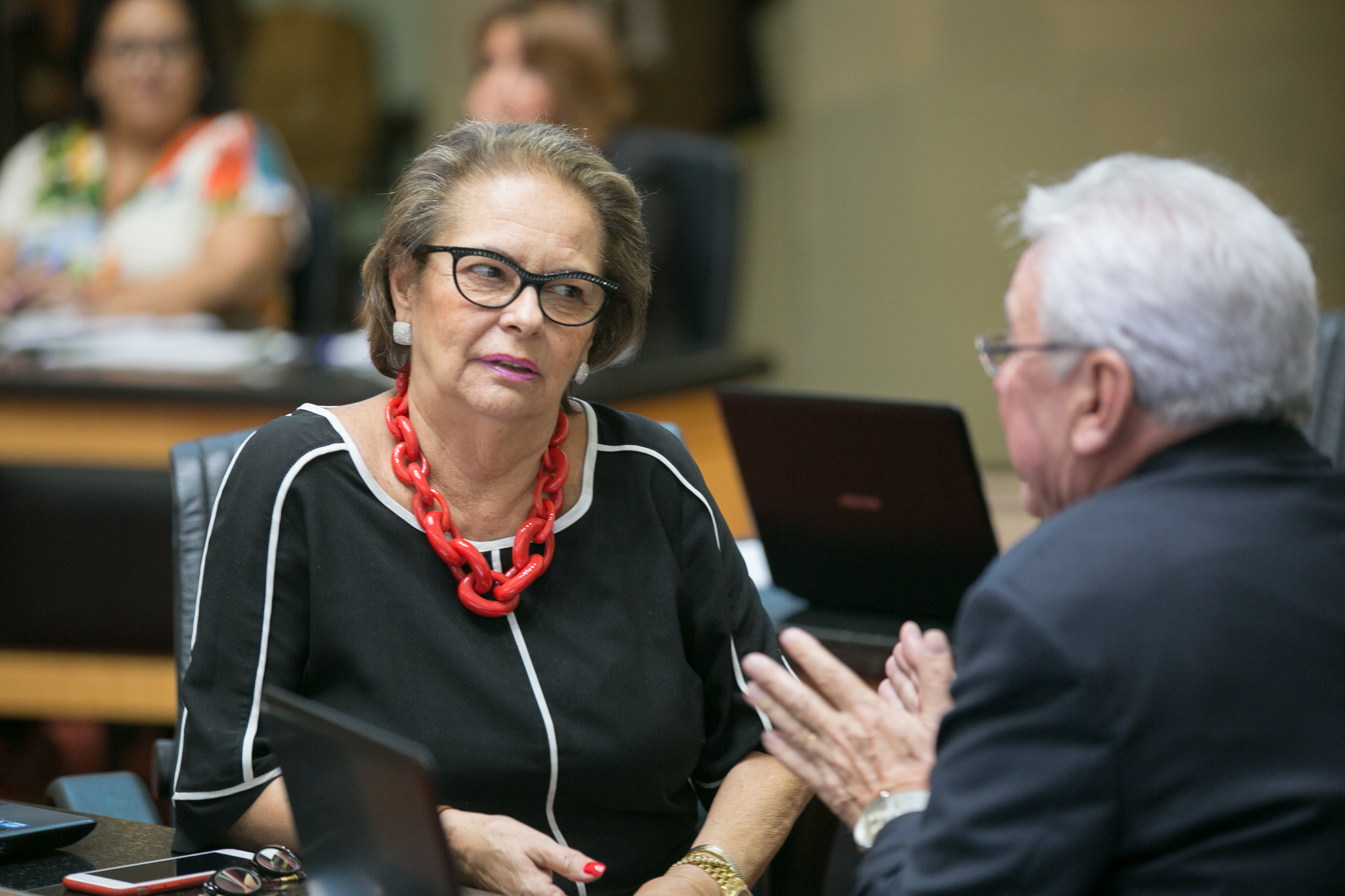 Deputada Ada De Luca (MDB) e Deputado Moacir Sopelsa (MDB)