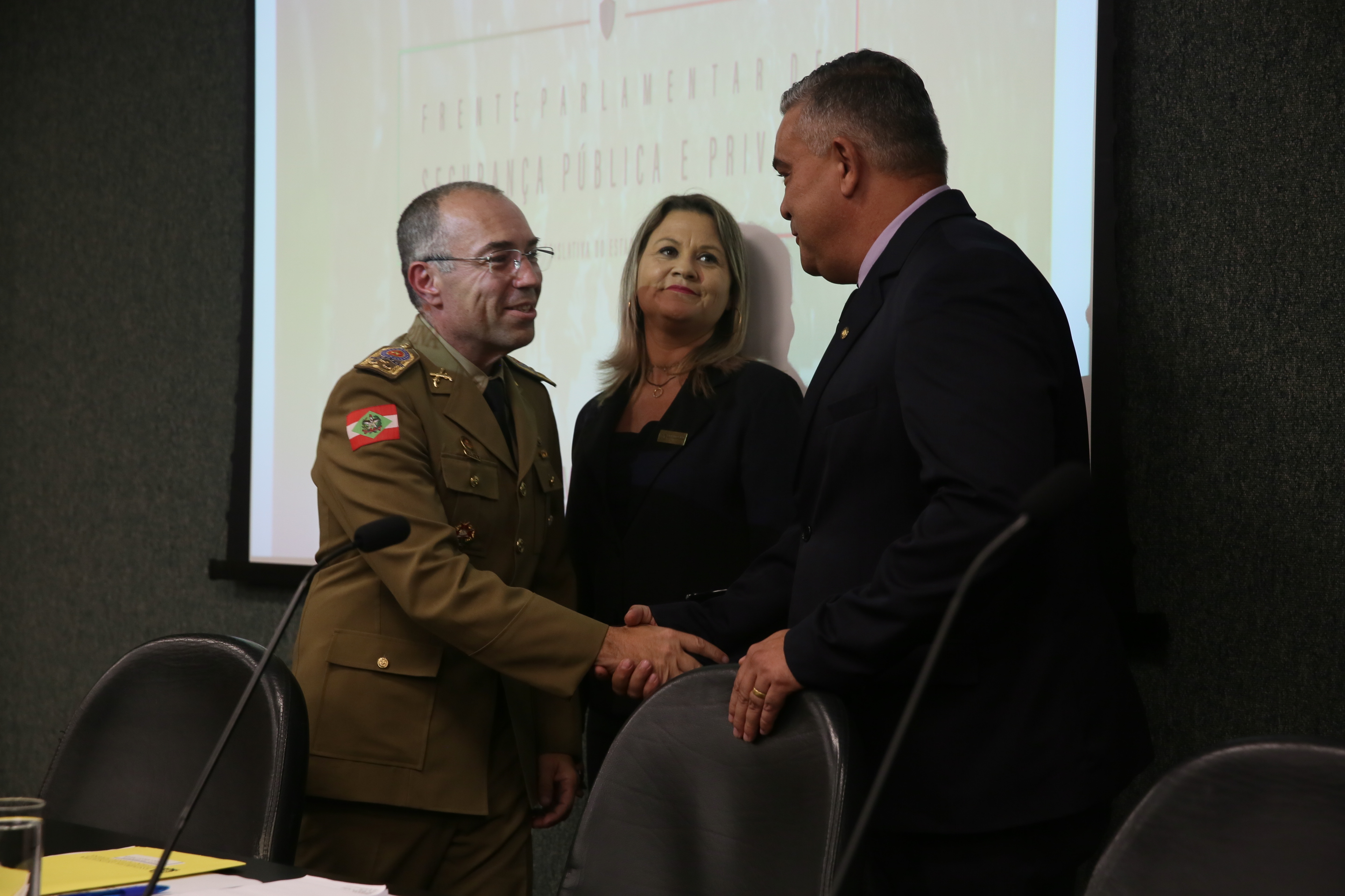 Frente Parlamentar em defesa das seguranças pública e privada.