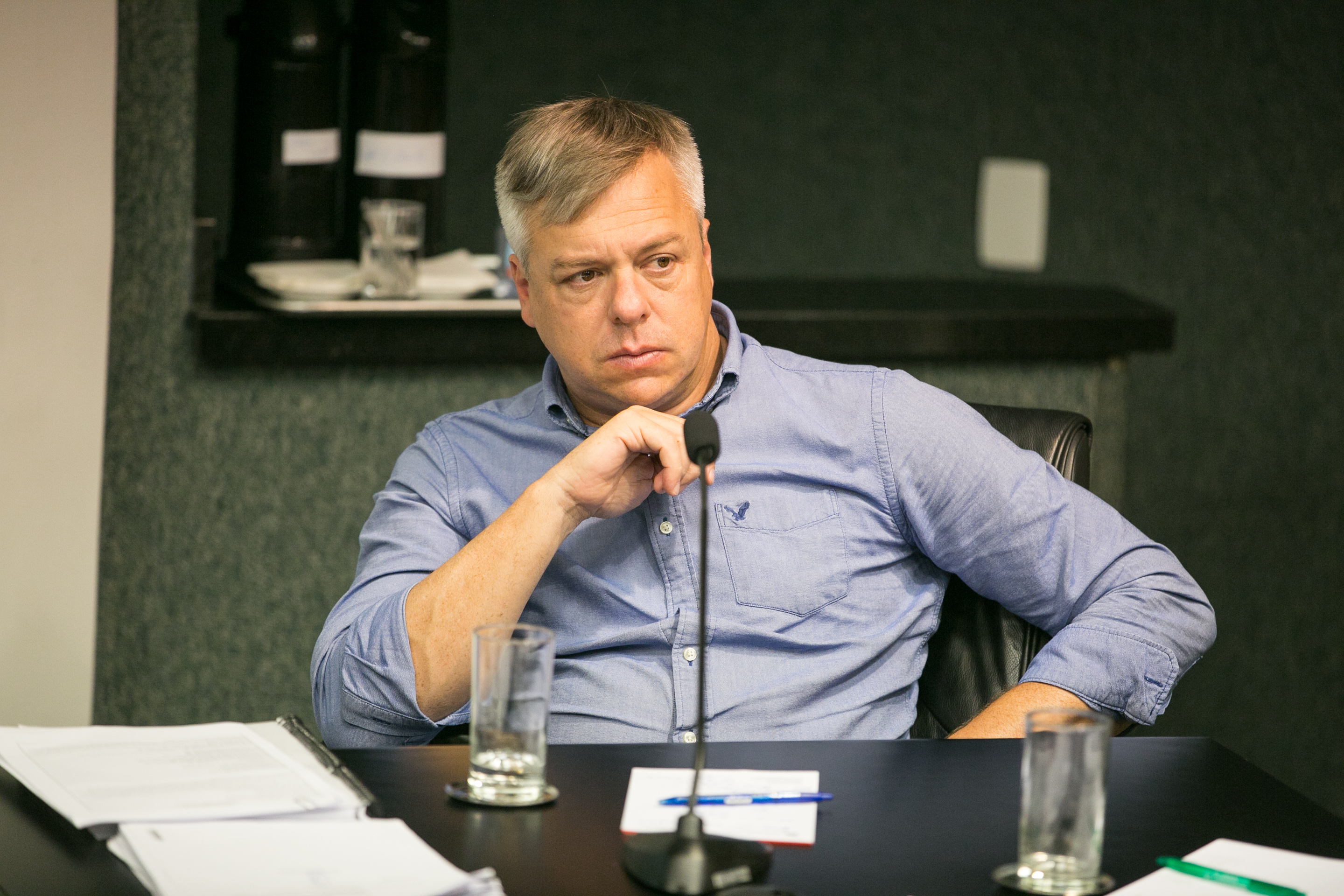 Reunião de trabalho da Frente Parlamentar pelos direitos dos atingidos por barragens. Deputado Fabiano da Luz (PT)
