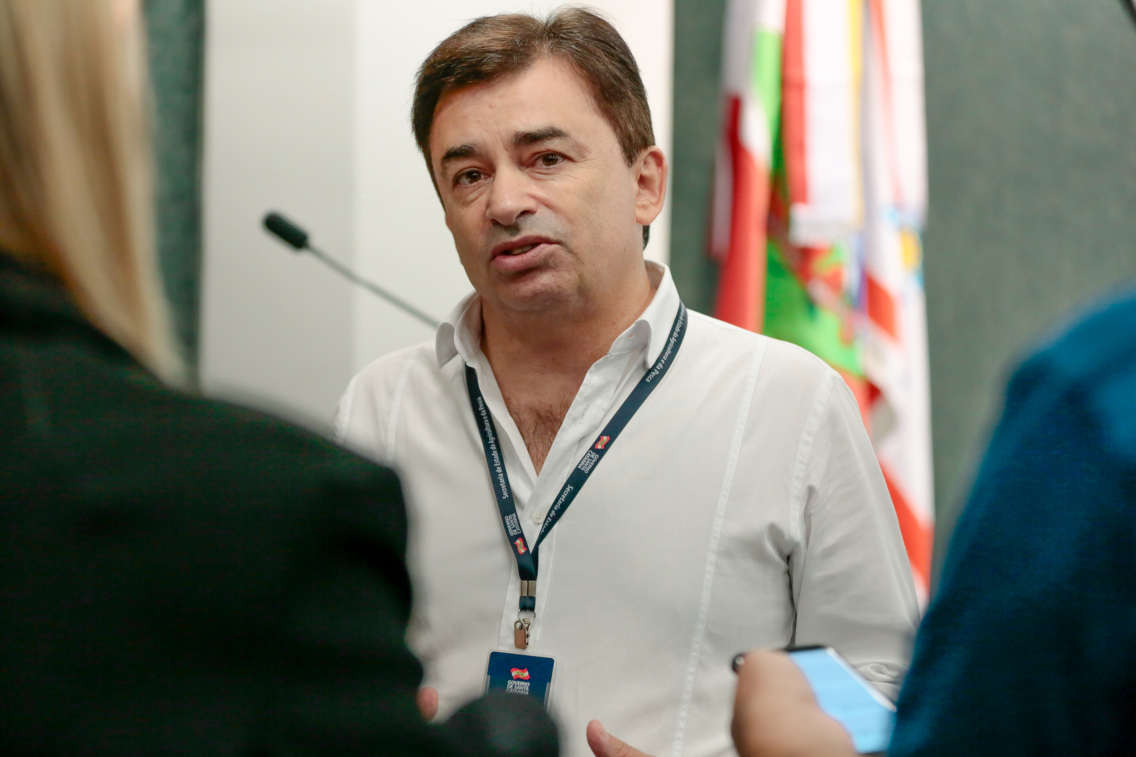 Sergio Winckler, Gerente de Pesca da Secretaria de Estado da Agricultura e Pesca