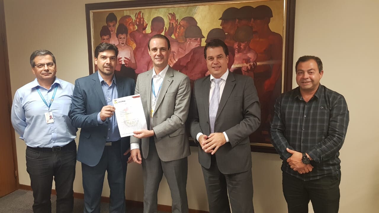 Deputado e prefeito solicitam ampliação de rede da Celesc em Lebon Régis