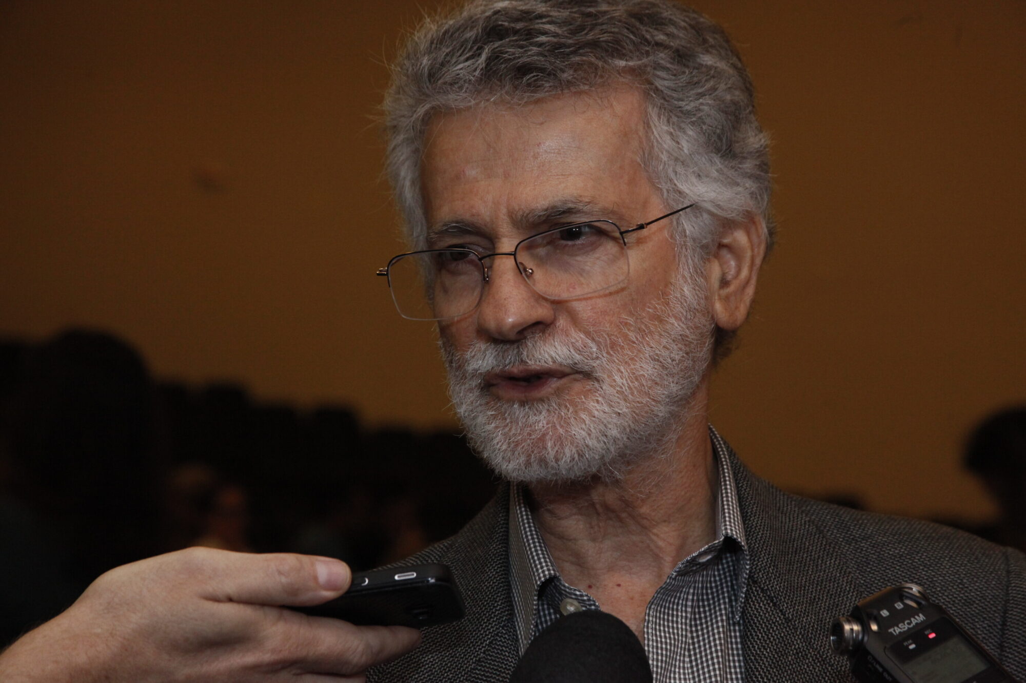 Luiz Carlos Freitas, pedagogo e especialista em avaliação de aprendizagem, que ministrou palestra durante o seminário.