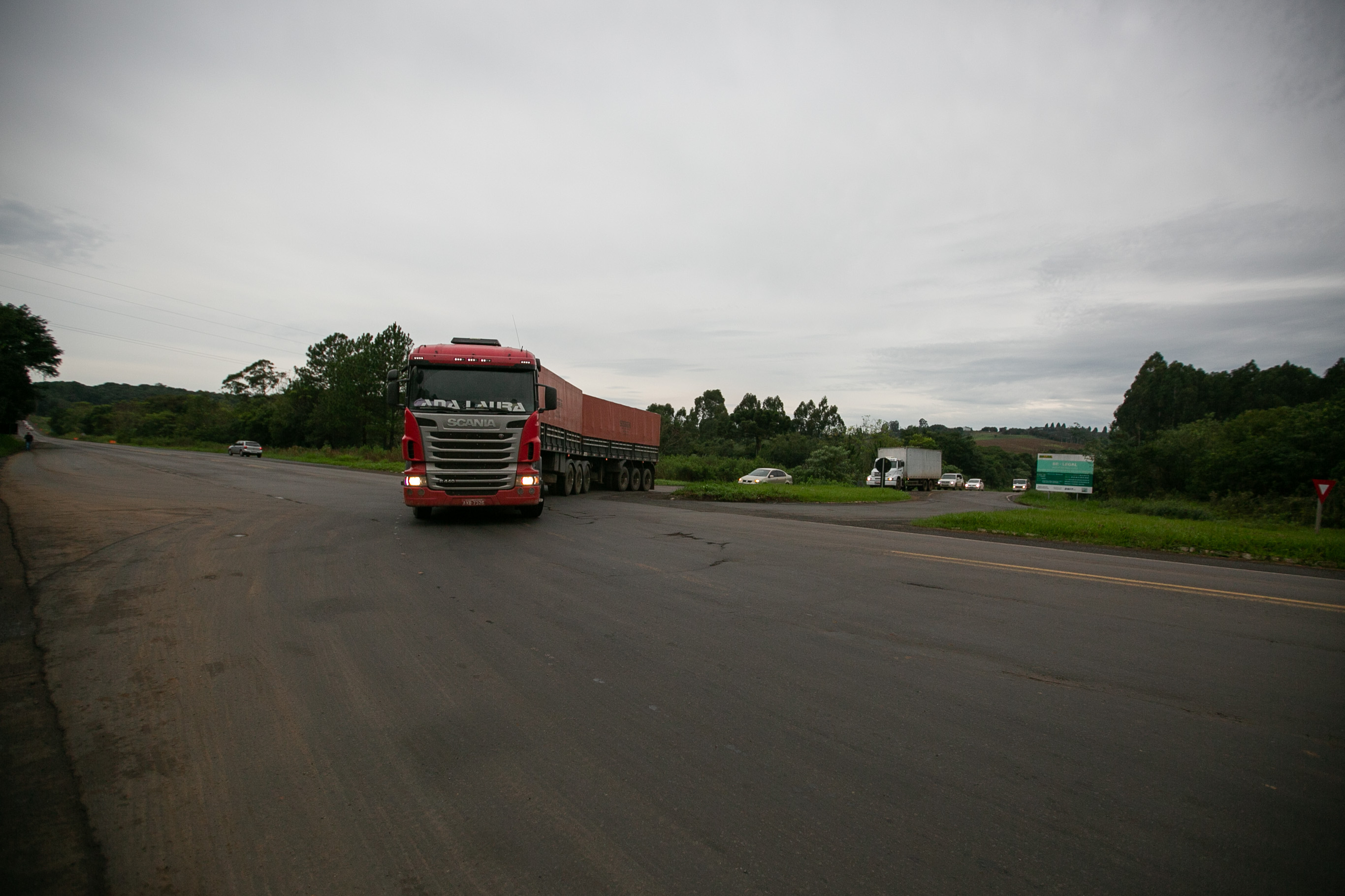 Entroncamento da BR 282 com a BR 158