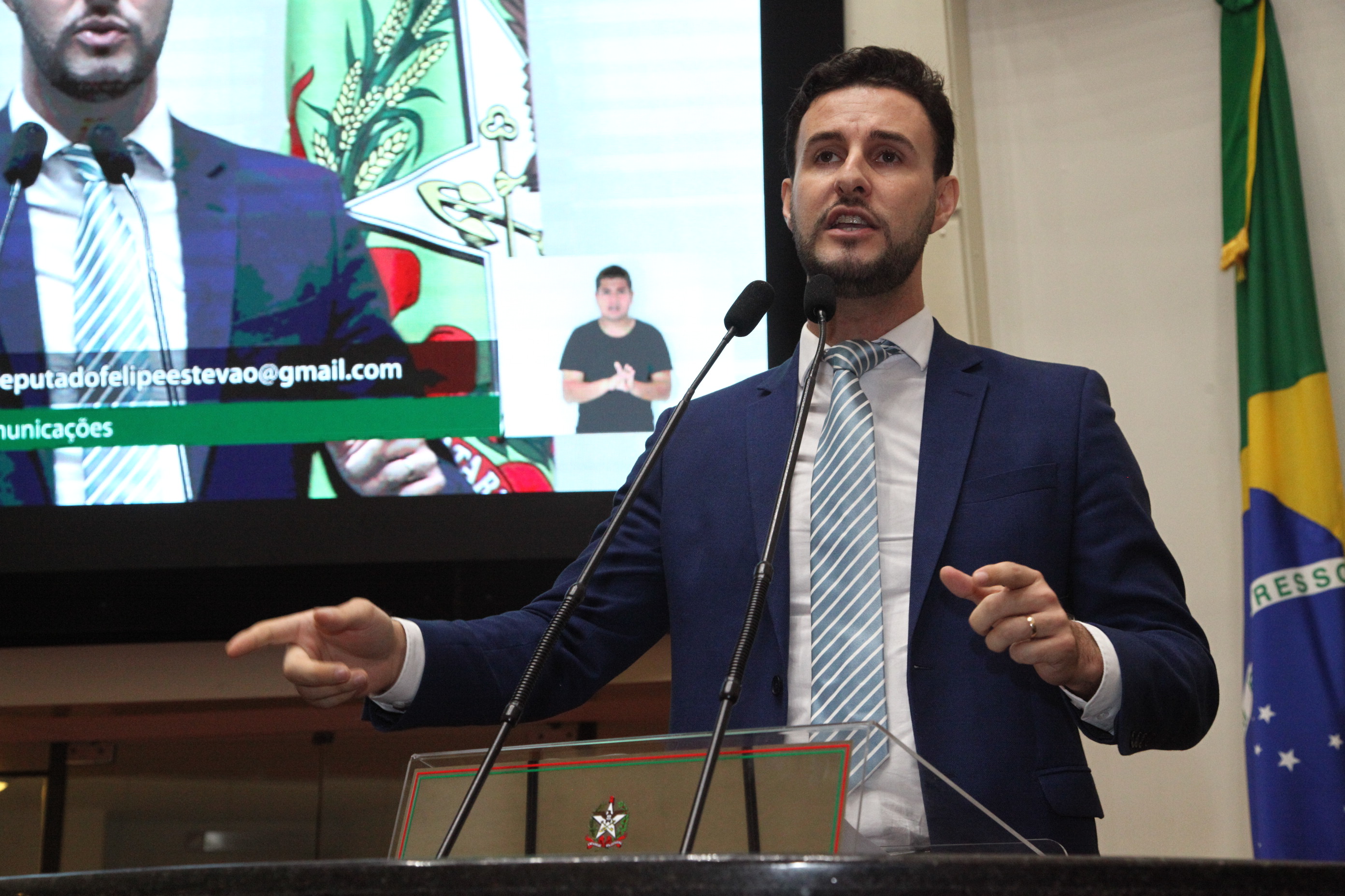 Sessão Plenária em 23/05/2019 - Deputado Felipe Estevão (PSL)