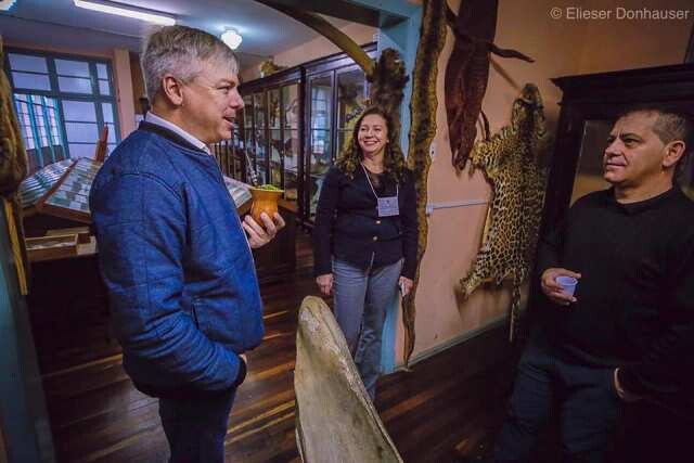 Fabiano da Luz visita Museu Municipal Frei Miguel, em Luzerna