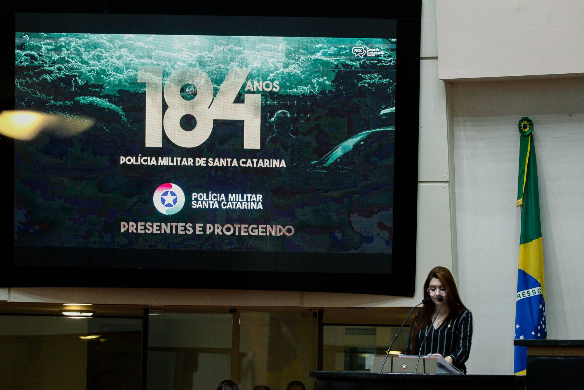 Homenagem aos 184 anos da Polícia Militar de Santa Catarina