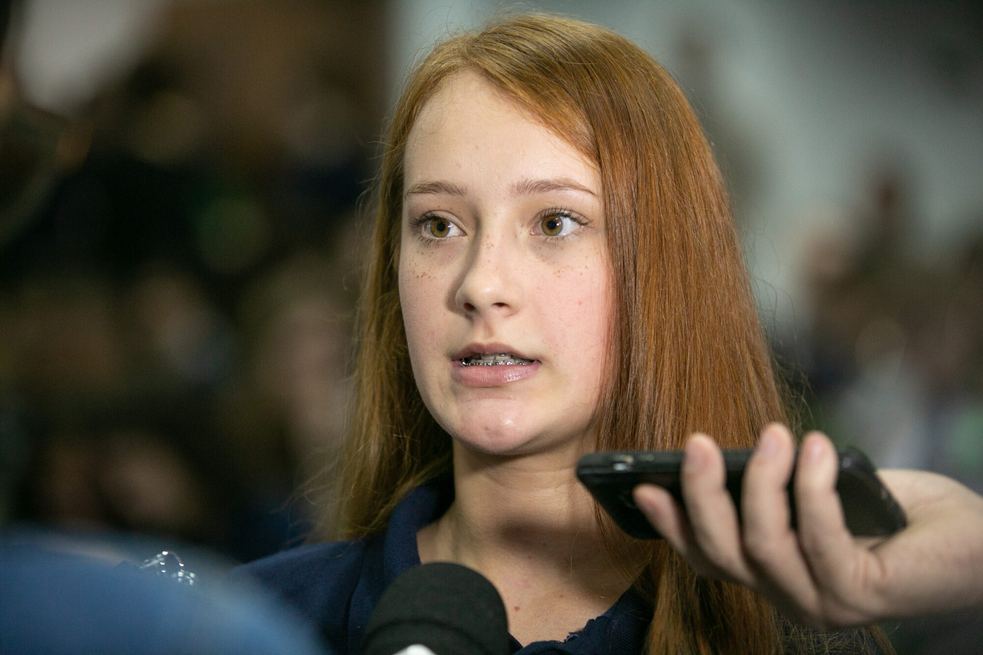 Camile Lindner, presidente da Câmara de Vereadores Mirins de Schroeder.