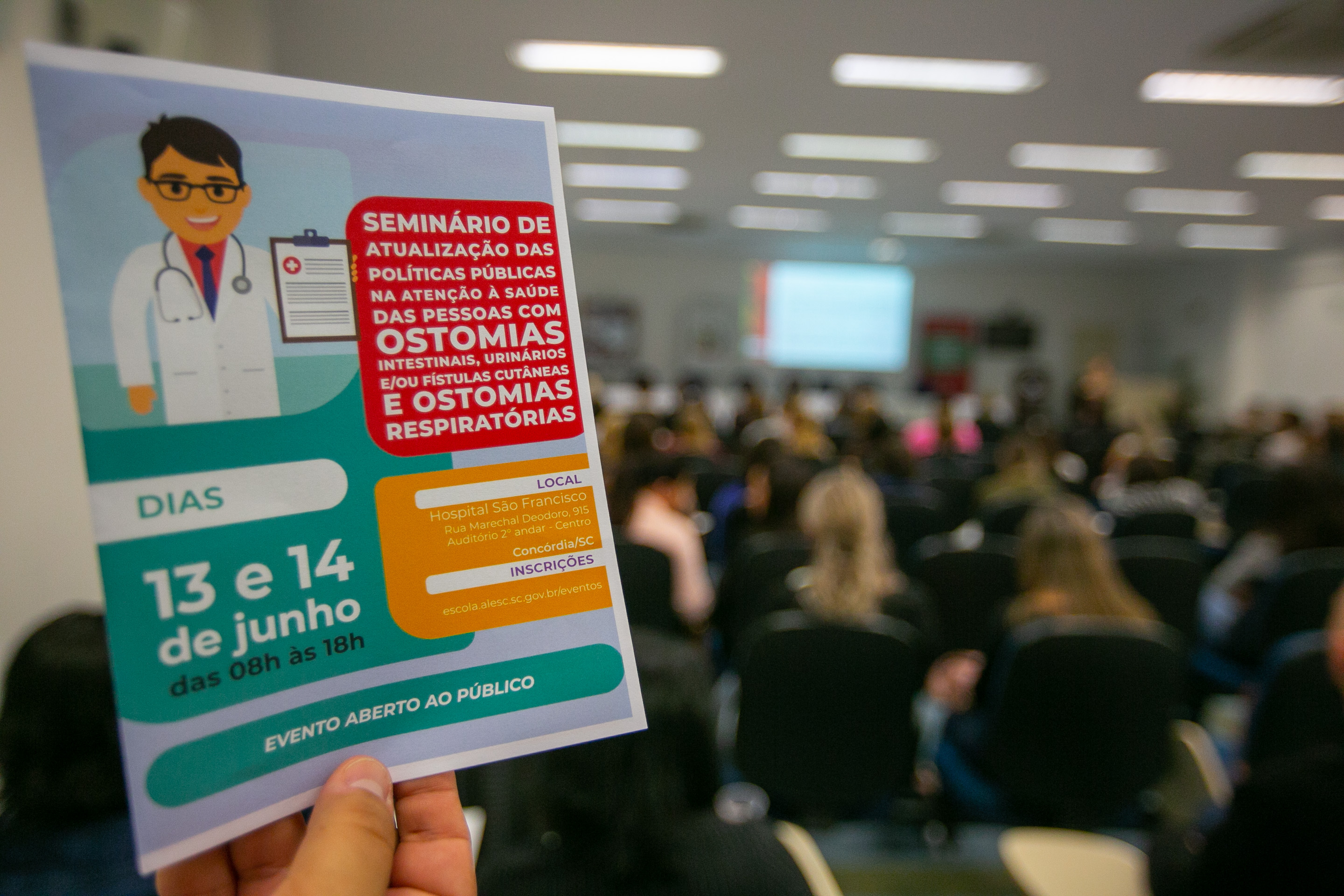 SAÚDE – Seminário de atualização de políticas públicas em atenção às pessoas com ostomia