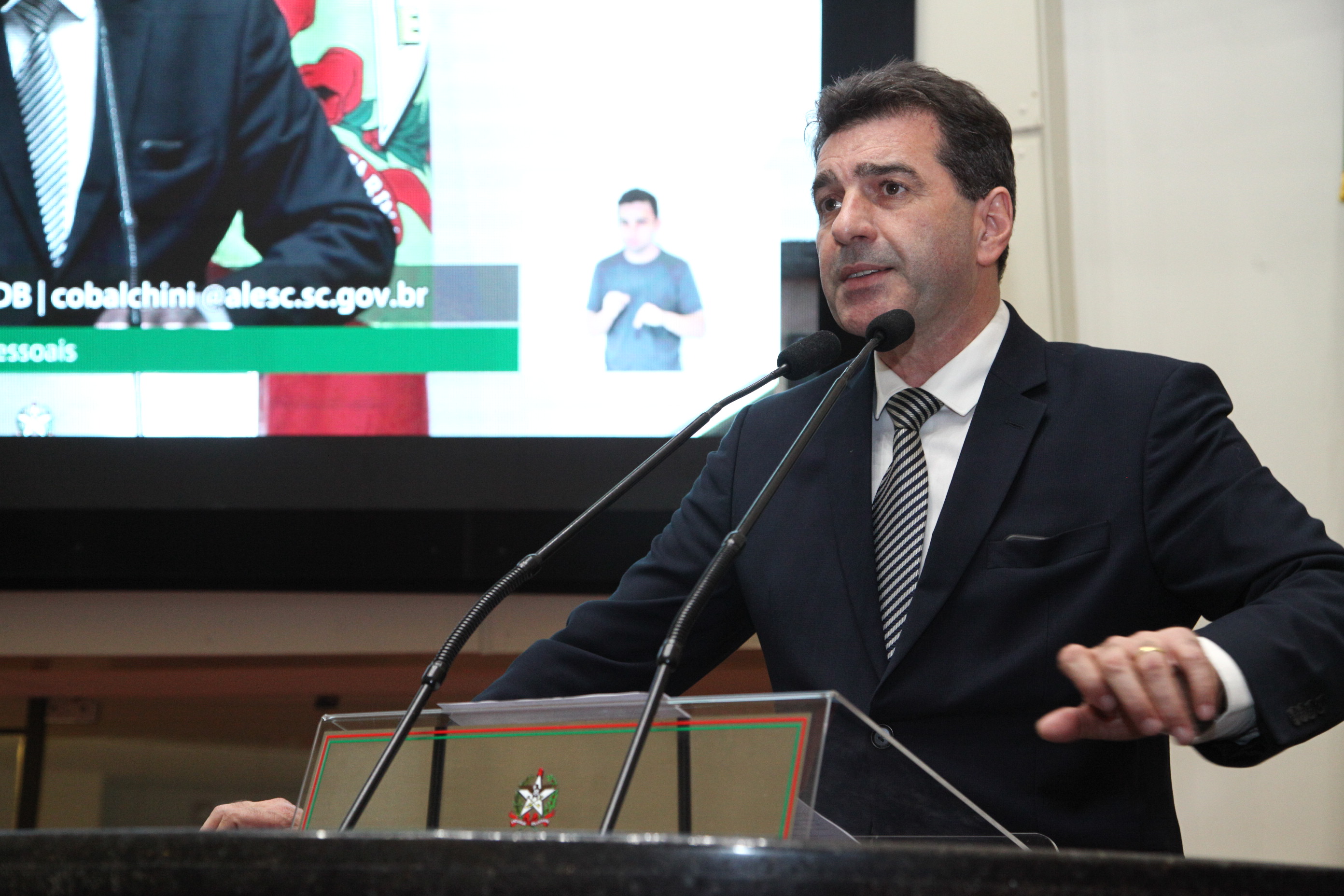 Sessão Plenária - Deputado Valdir Cobalchini (MDB)